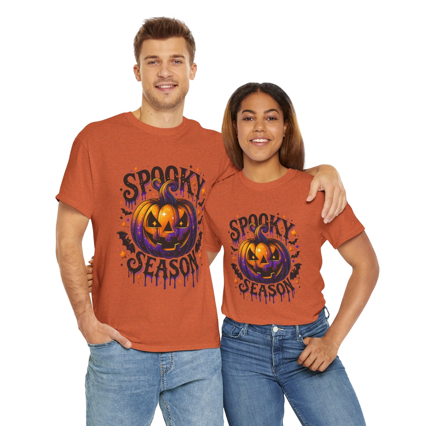 Spooky Season Jack O Lantern Halloween Tee