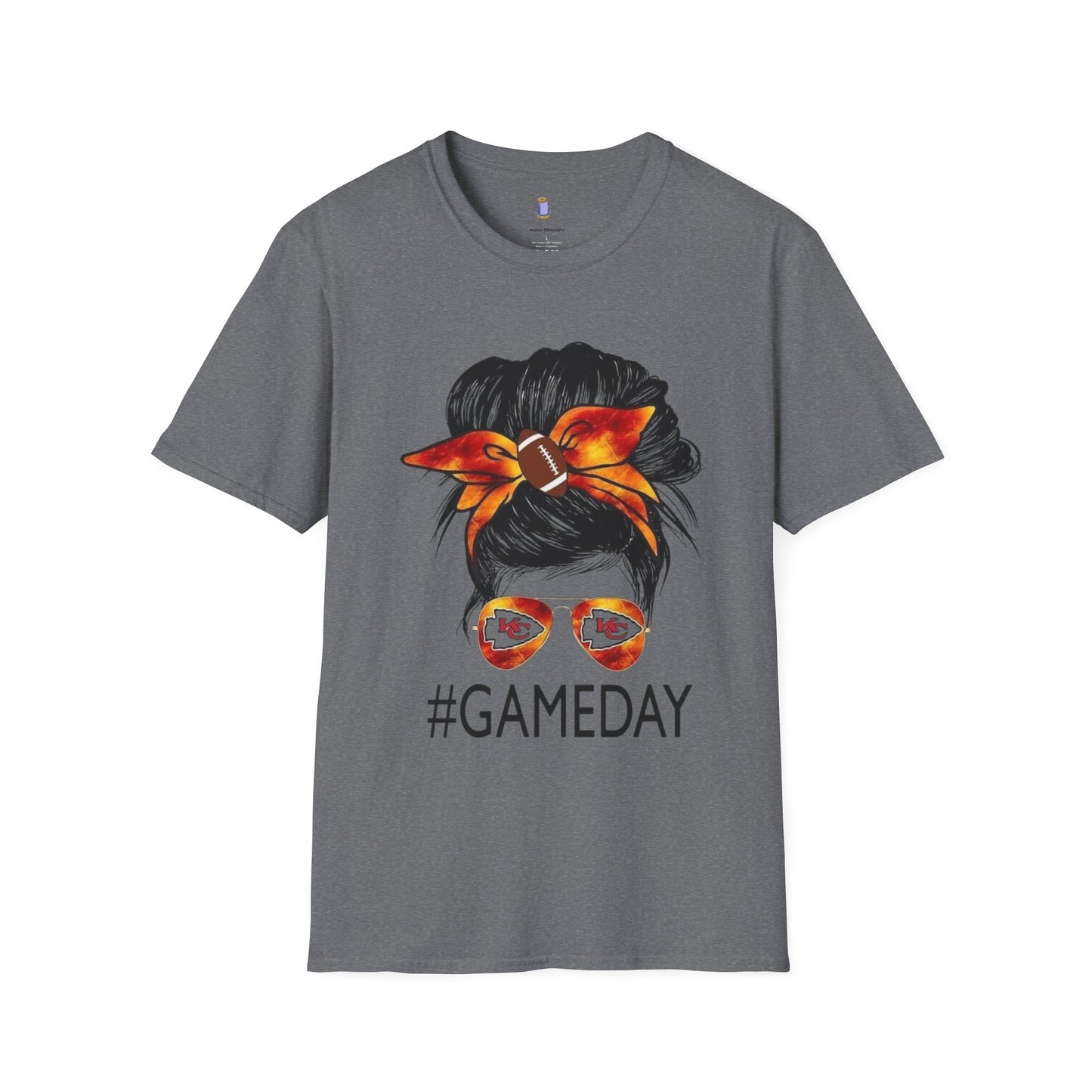 #GAMEDAY Unisex Softstyle T-Shirt, Game Day Shirt, Sports Fan Tee, Casual Everyday Wear, Cheerwear, Gift for Sports Lovers