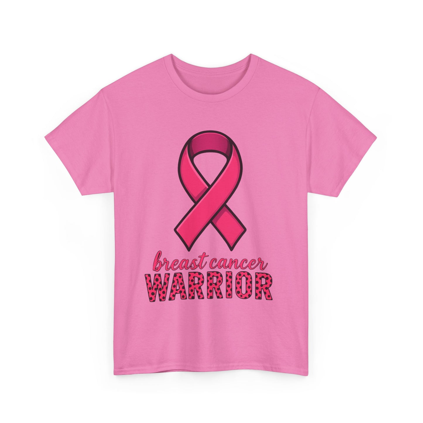 Breast Cancer Warrior Pink Ribbon Tee