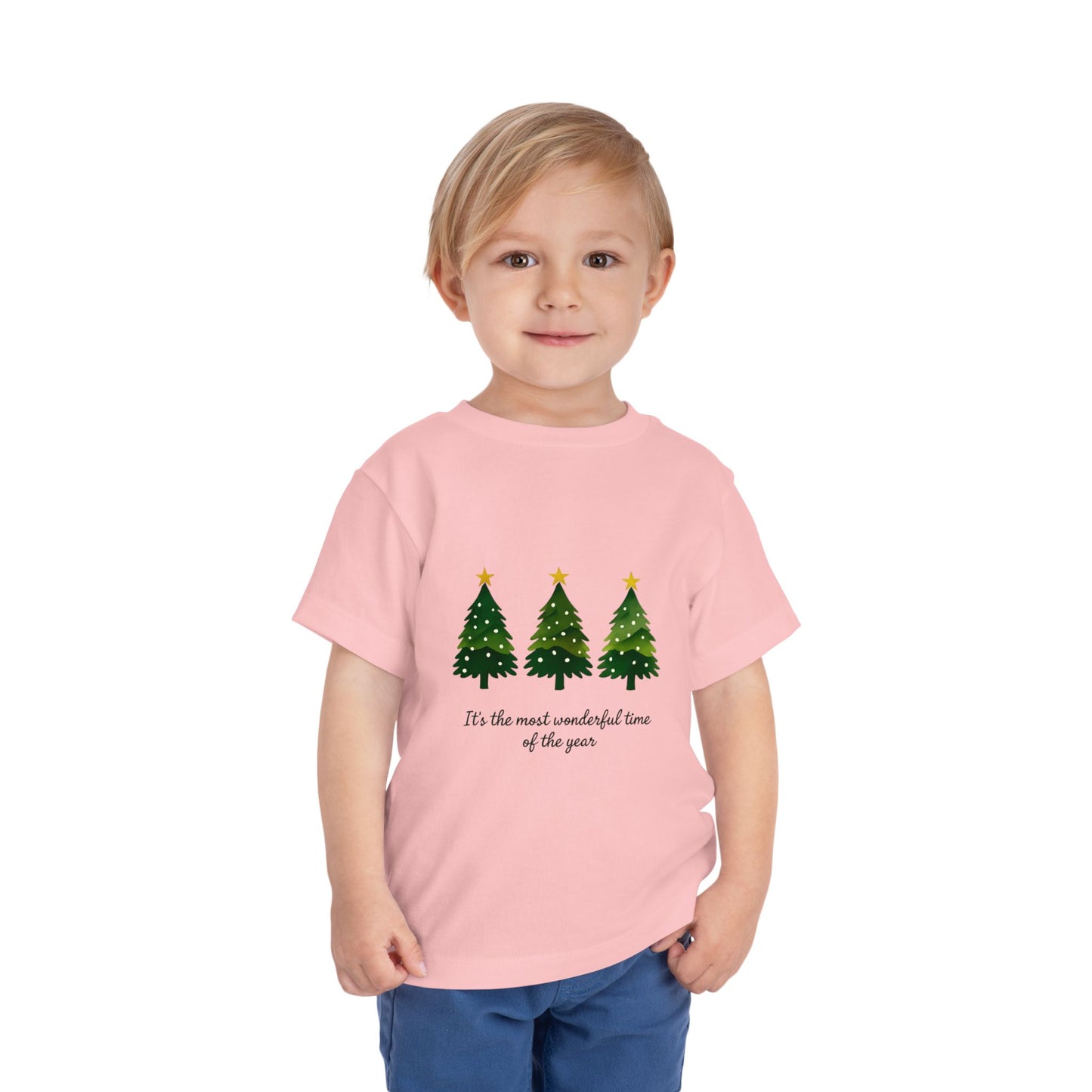 Watercolor Christmas Trees Toddler Tee