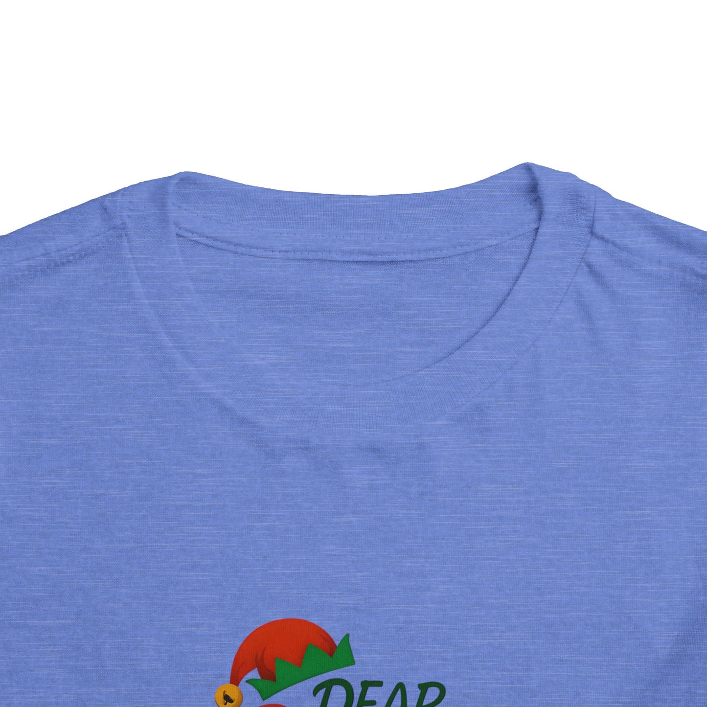 Dear Santa The Elf Lied Toddler Christmas Tee