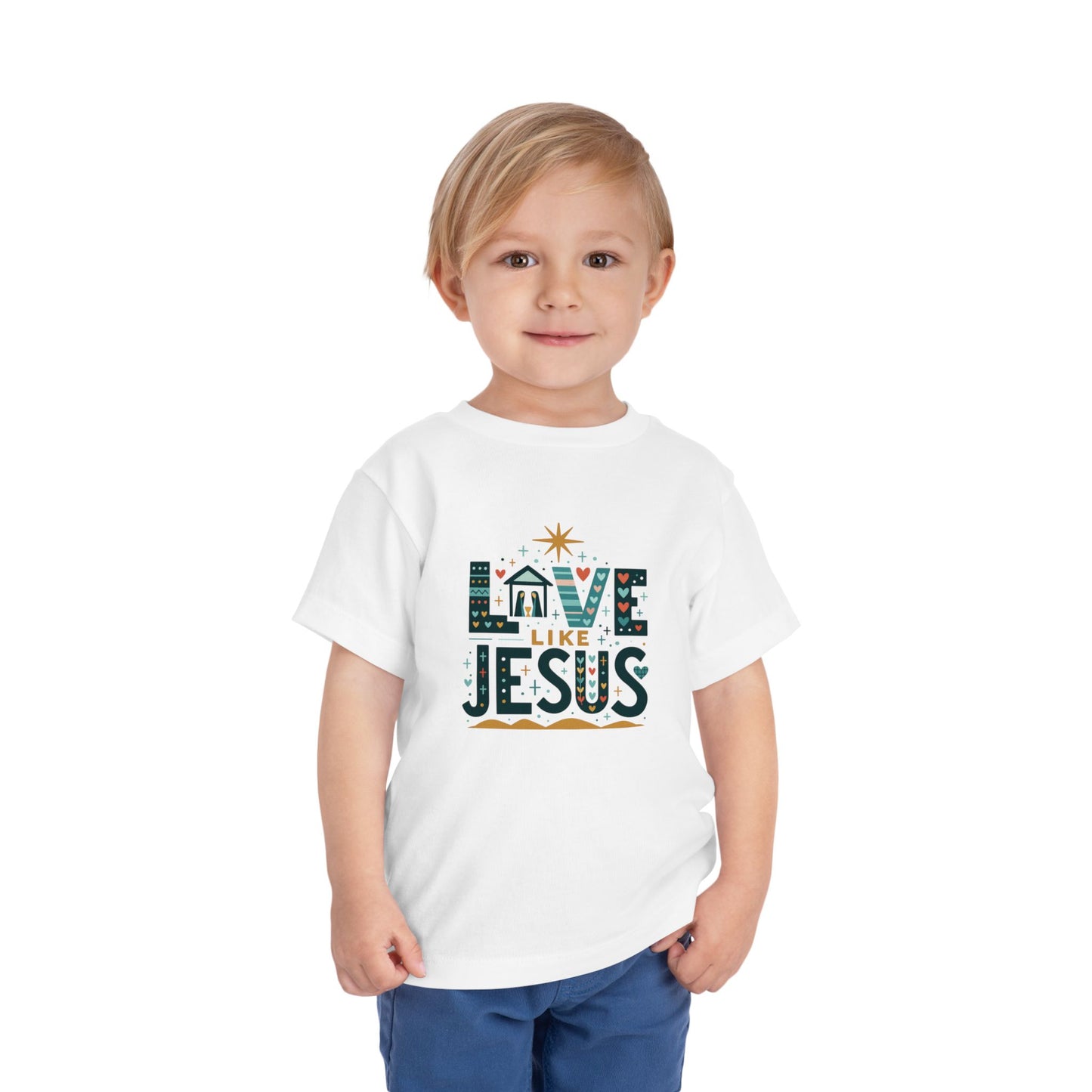 Love Like Jesus Christmas Tee - Toddler Holiday Shirt