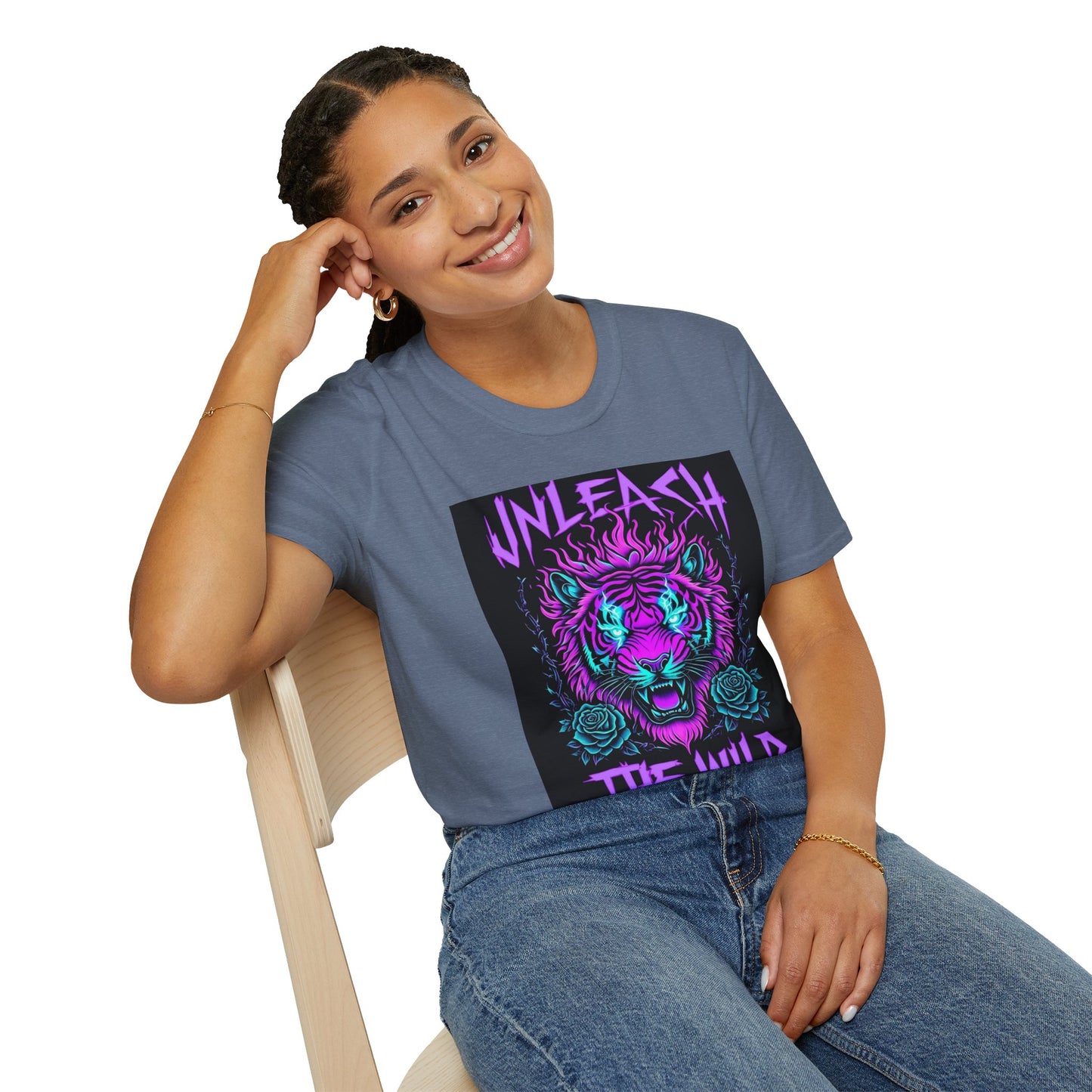 Unleash the Wild Graphic Tee | Cool Graphic Shirt, Unisex T-Shirt, Animal Lover Gift, Nature-Inspired Fashion, Festival Wear