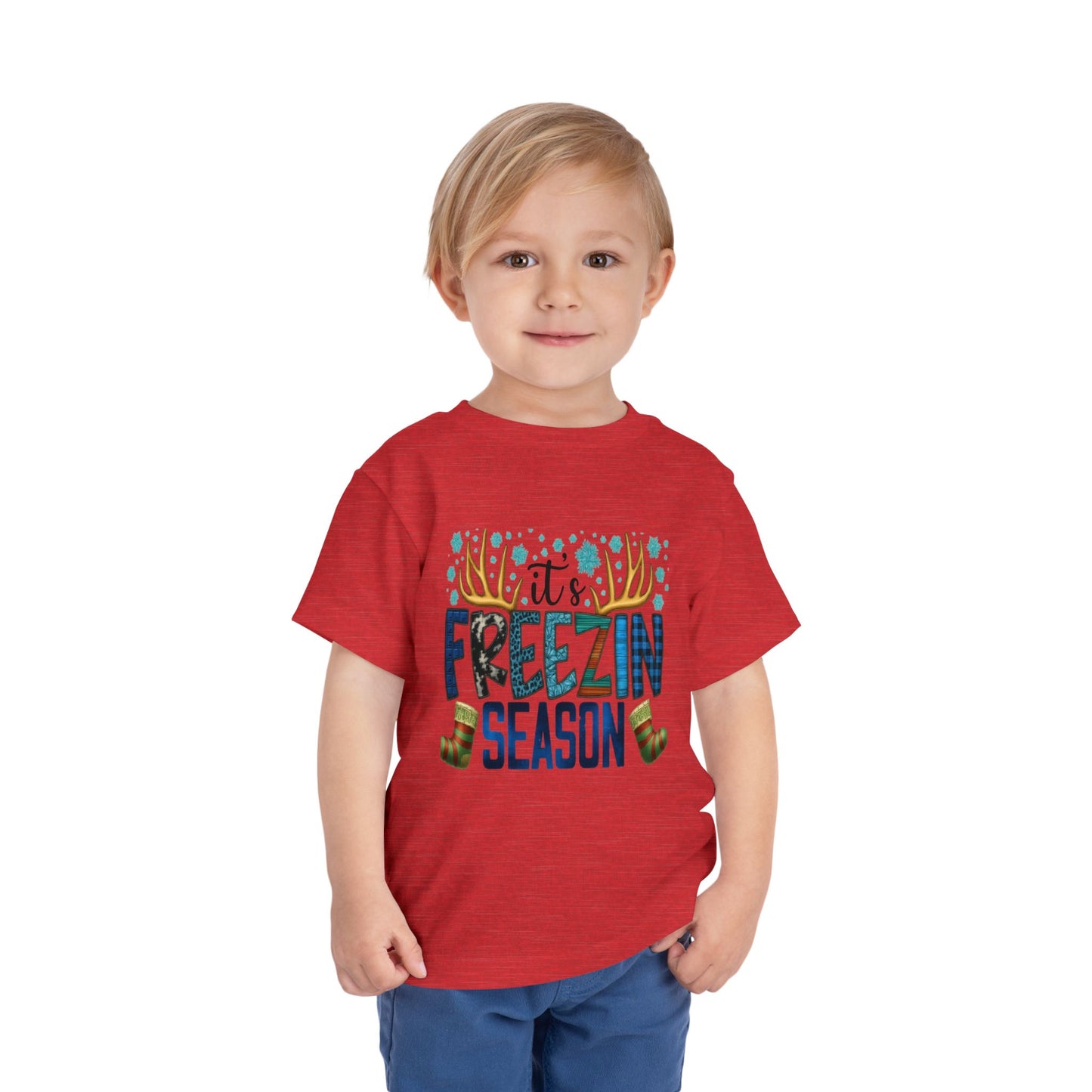 It's FREEZIN' SEASON Toddler Christmas Tee