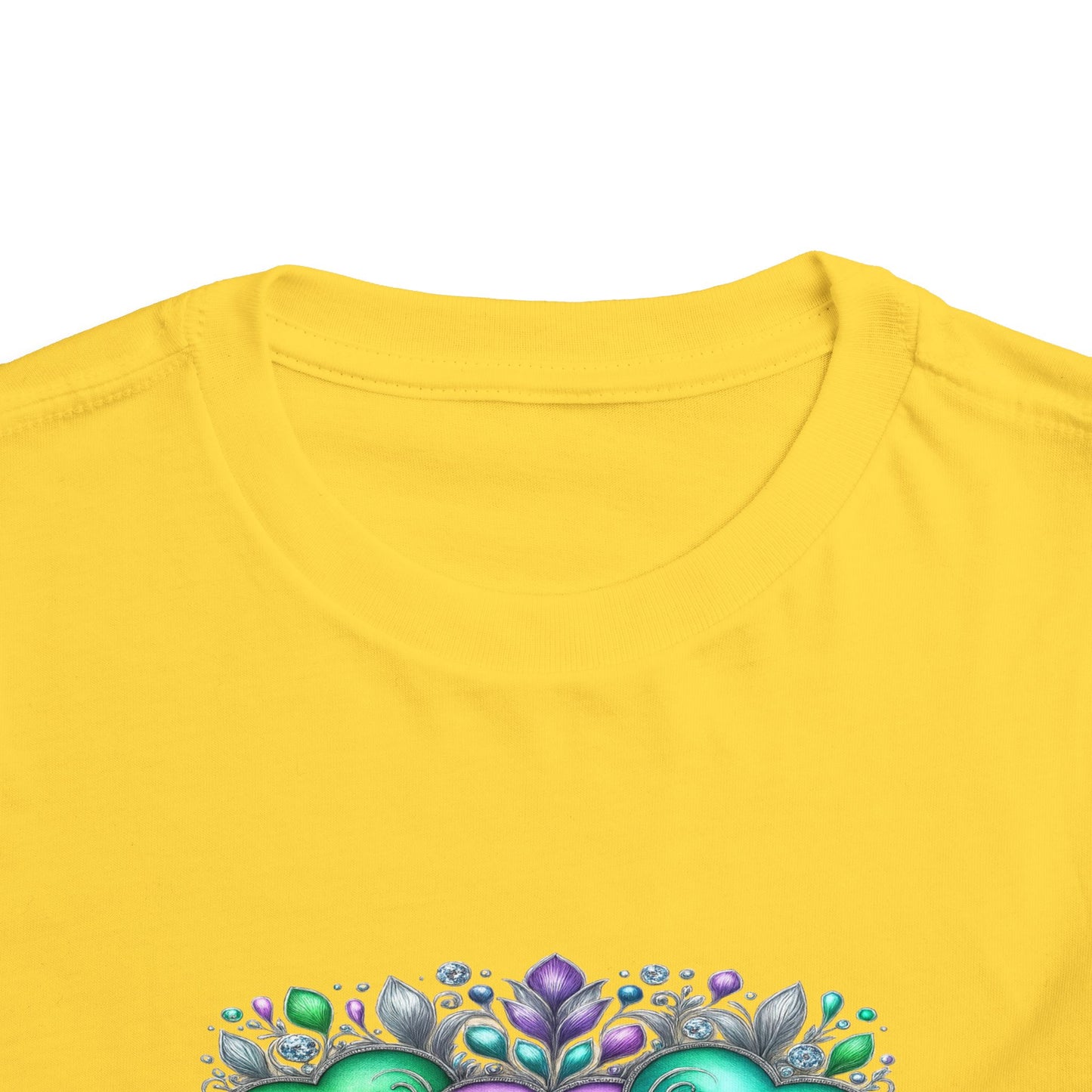 Toddler Tee Live Laugh Love Floral Design