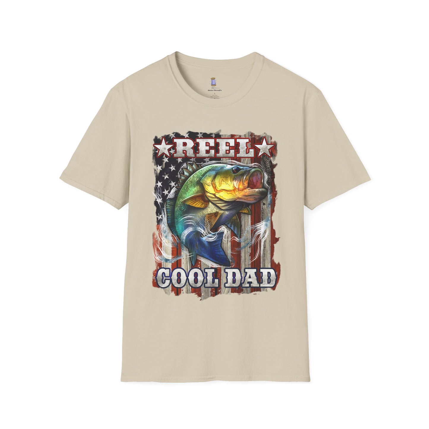 Cool Dad Fishing T-Shirt | Unisex Softstyle Shirt for Fathers Day, Birthday Gift, Outdoor Adventure, Fishing Enthusiasts, Casual Wear