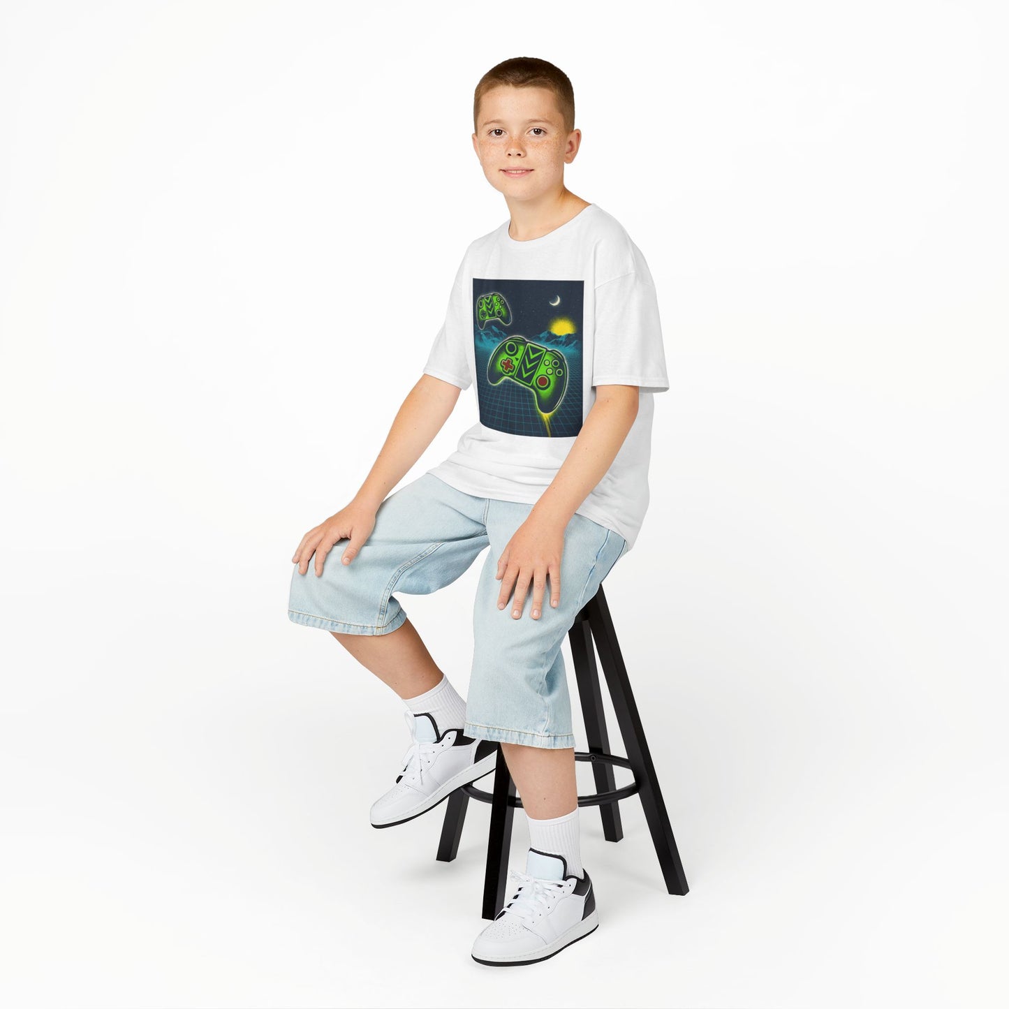 Retro Gamer Kids Tee, Stylish Children's T-Shirt, Video Game Shirt, Fun Birthday Gift, Cool Summer Outfit