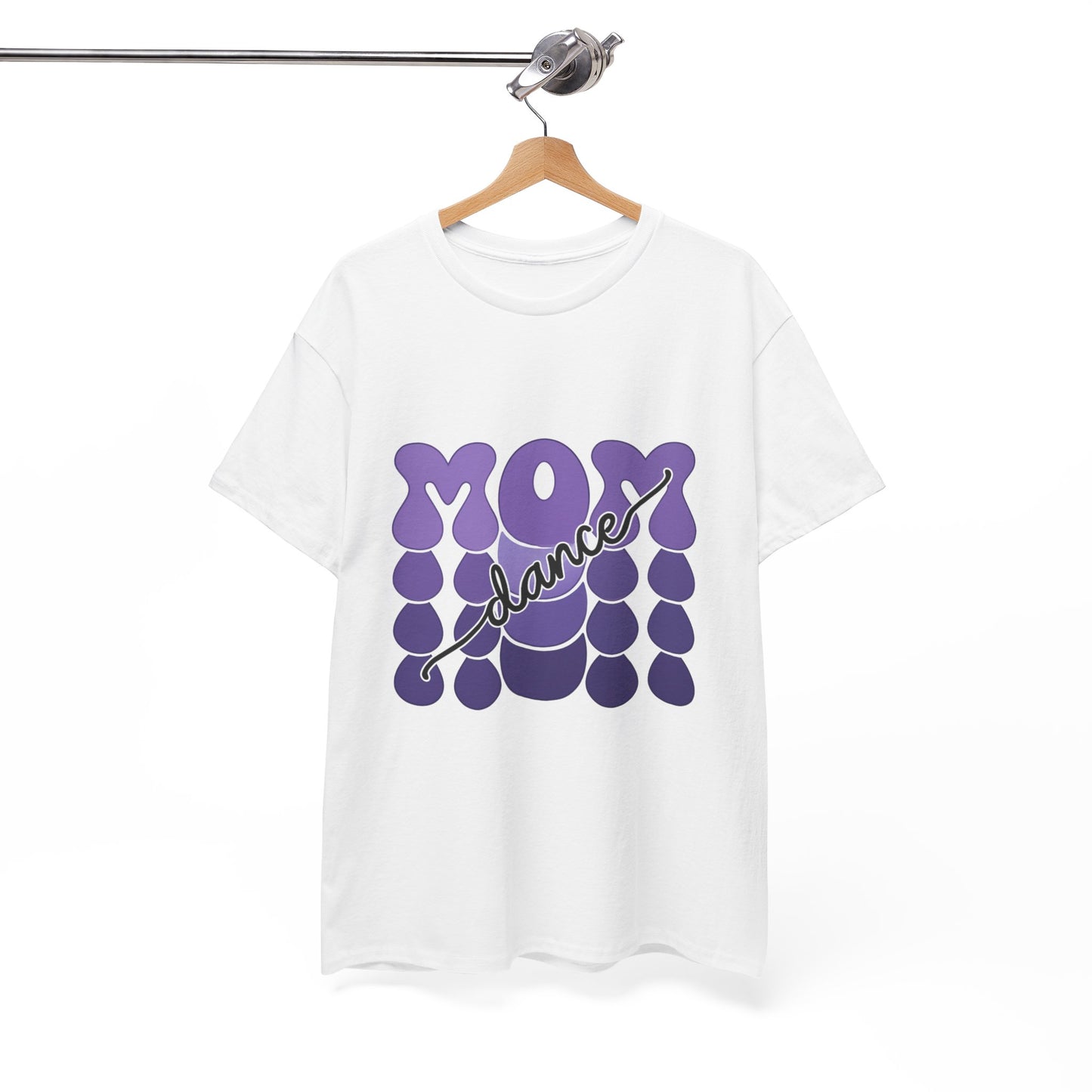 MOM Dance – Purple Letter Stage Spirit Tee