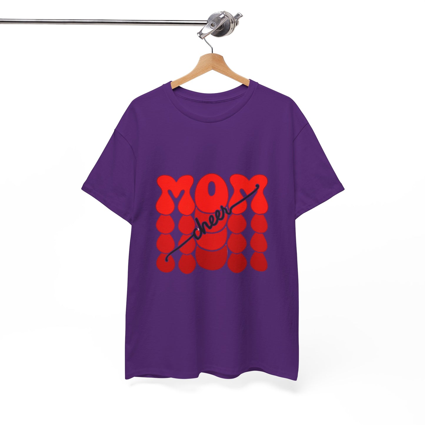 Retro Mom Cheer Tee – Bold Support & Spirit Shirt