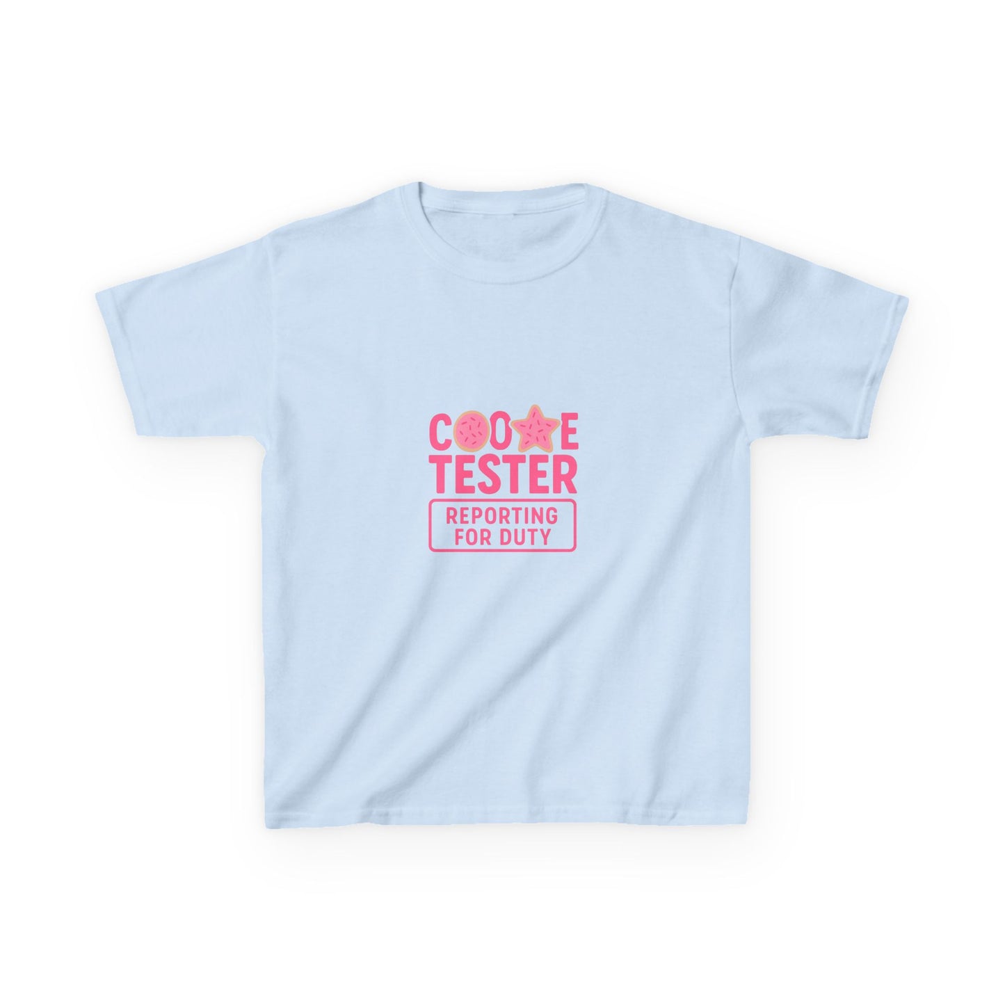 Cookie Tester Dino Christmas Tee - Kids Holiday Shirt