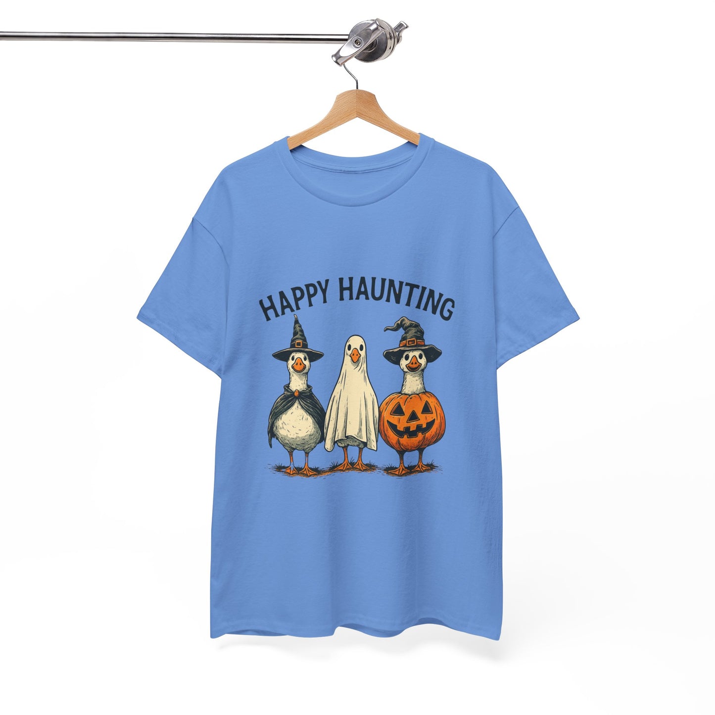 Happy Haunting Geese Halloween Tee
