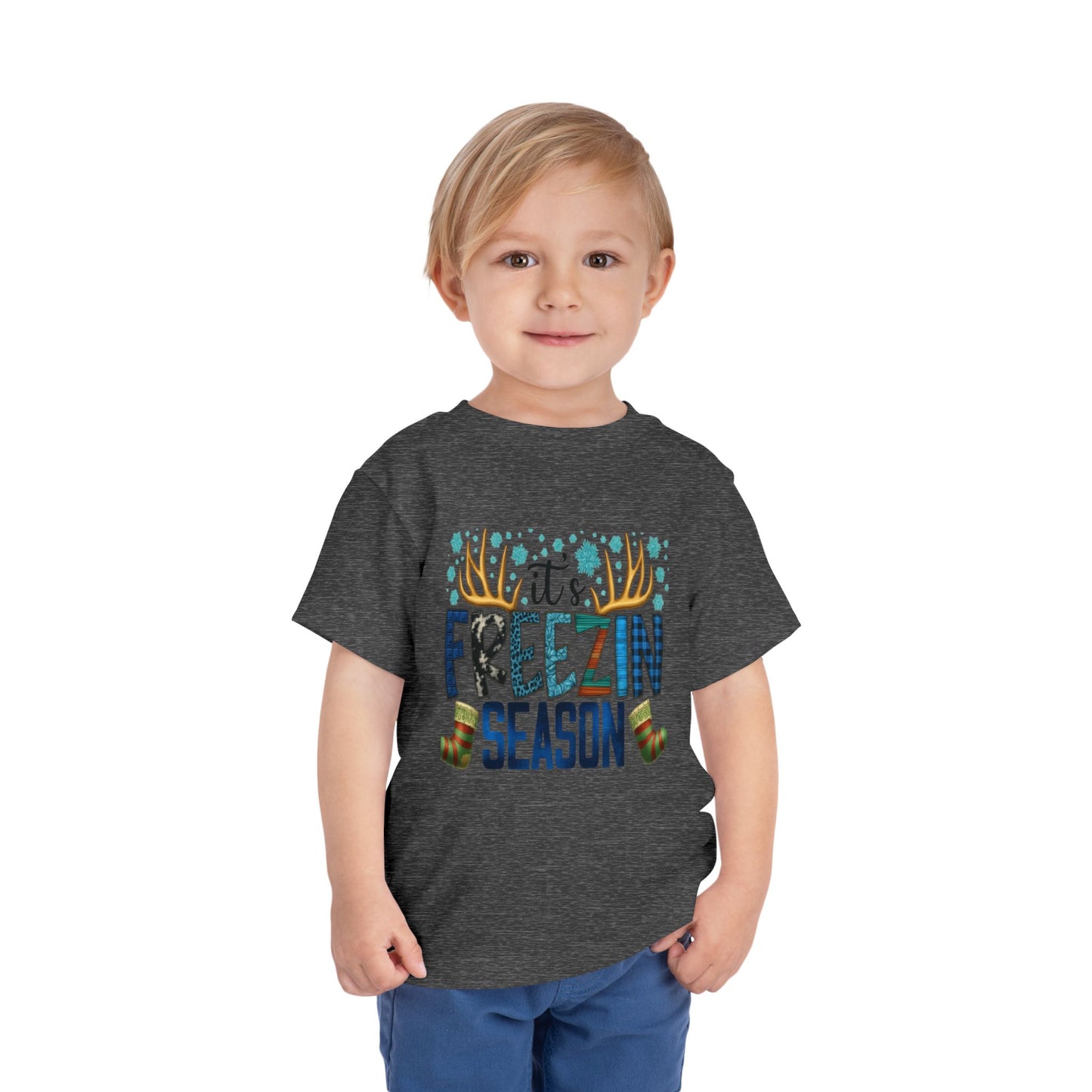 It's FREEZIN' SEASON Toddler Christmas Tee