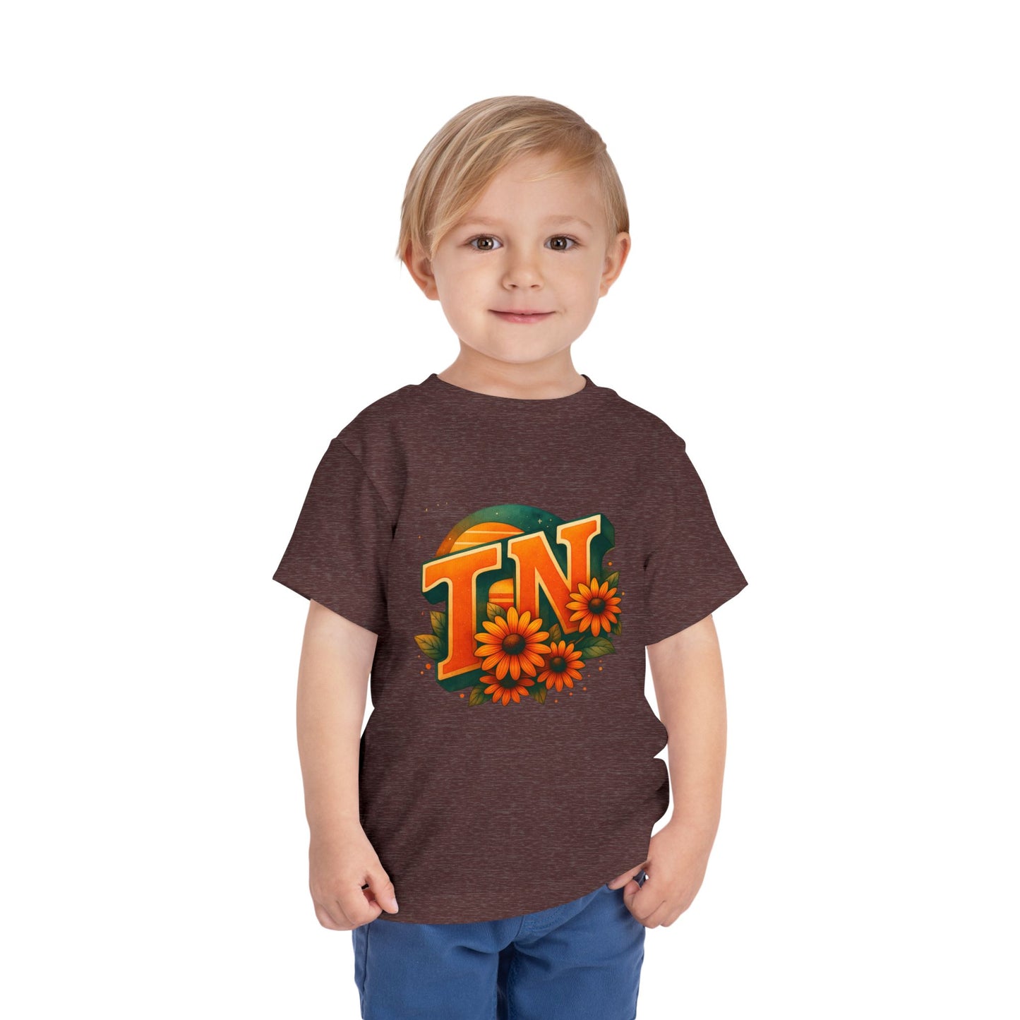 Toddler Tee Sunflower Sunset Design