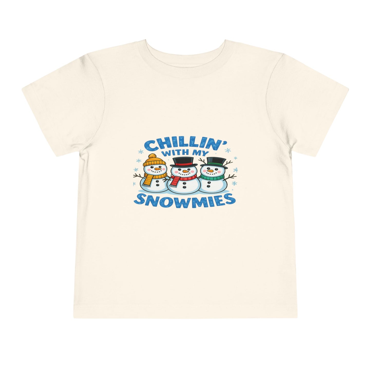 Chillin' with My Snowmies Toddler Christmas Tee
