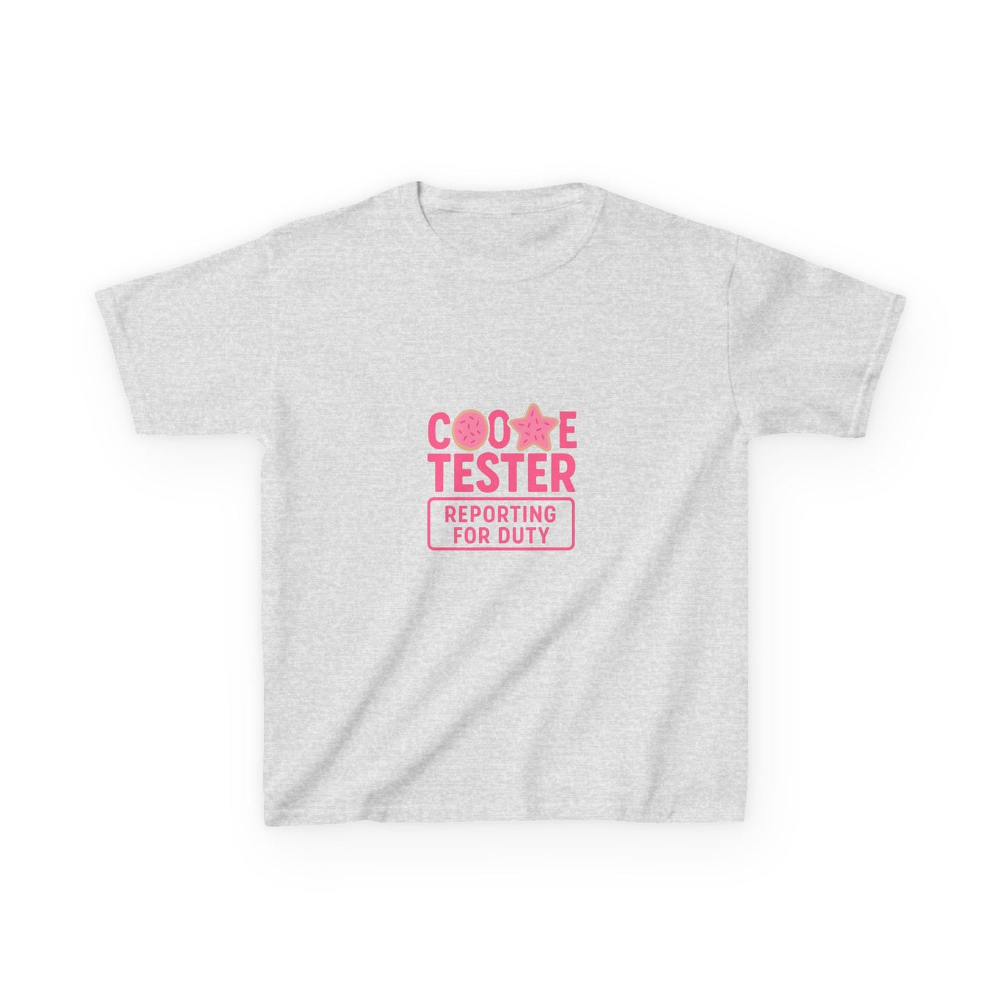 Cookie Tester Dino Christmas Tee - Kids Holiday Shirt