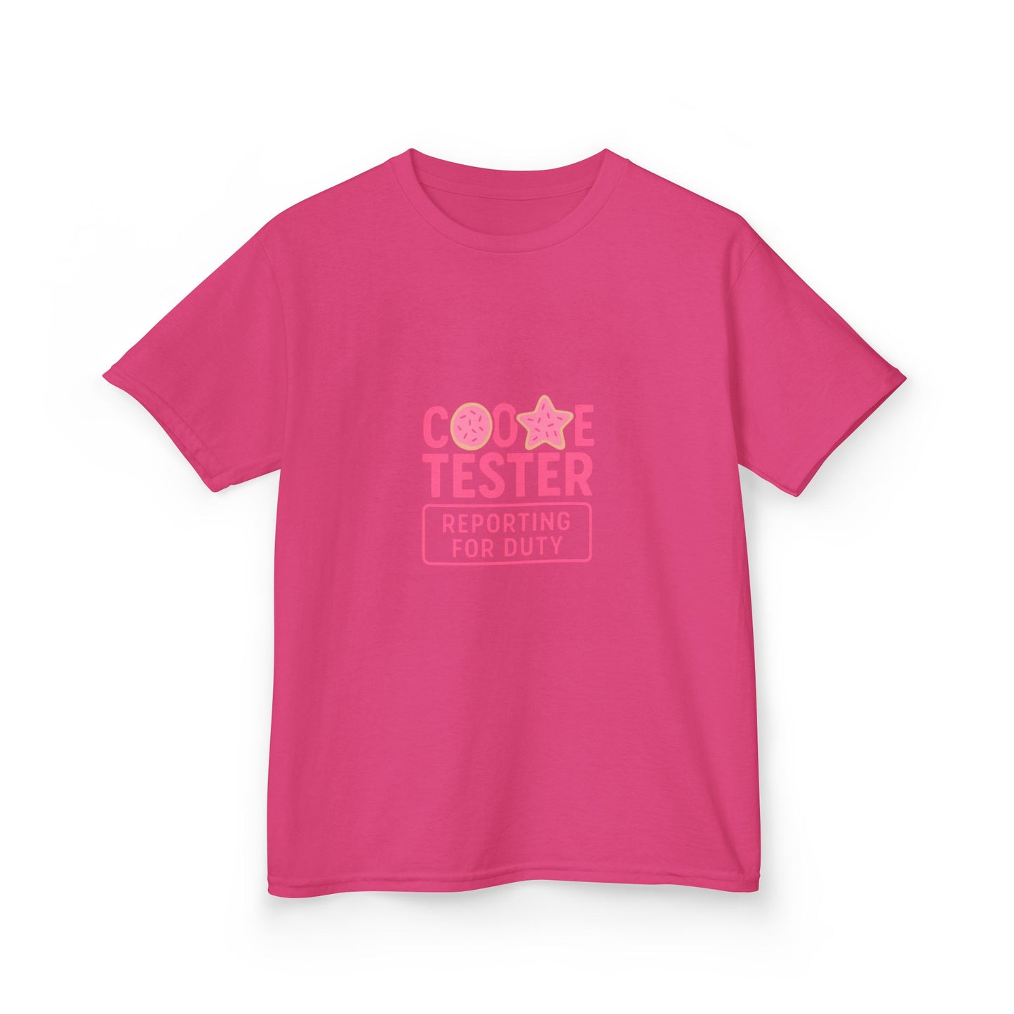 Cookie Tester Dino Christmas Tee - Kids Holiday Shirt