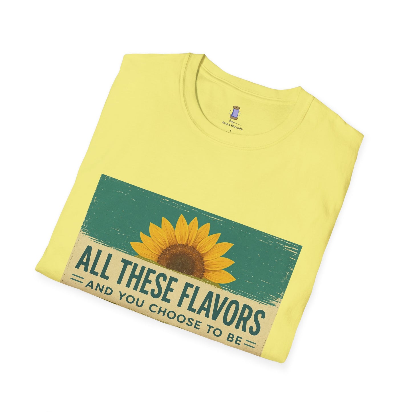 Sunflower Salty T-Shirt: Unisex Softstyle Tee for Sunshine Lovers, Casual Wear, Birthday Gift, Summer Vibes, Relaxed Style
