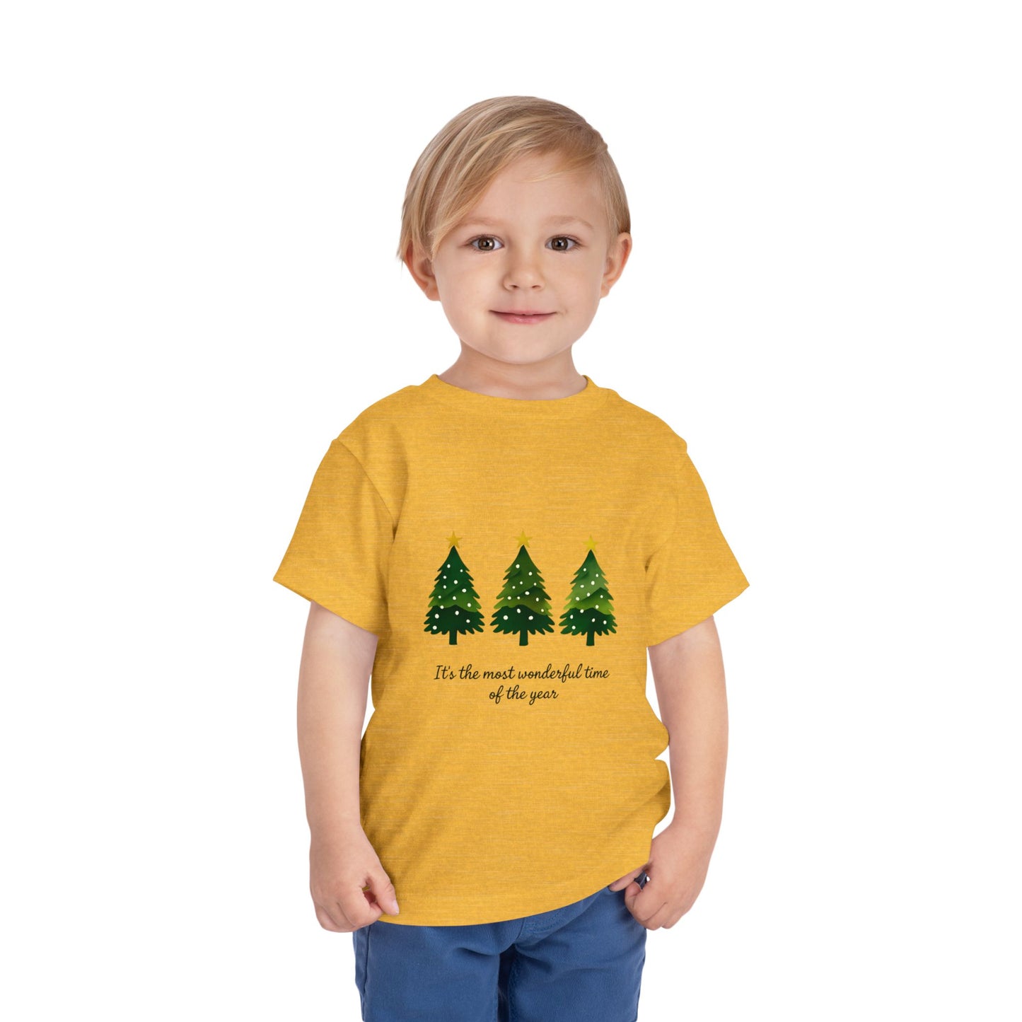 Watercolor Christmas Trees Toddler Tee