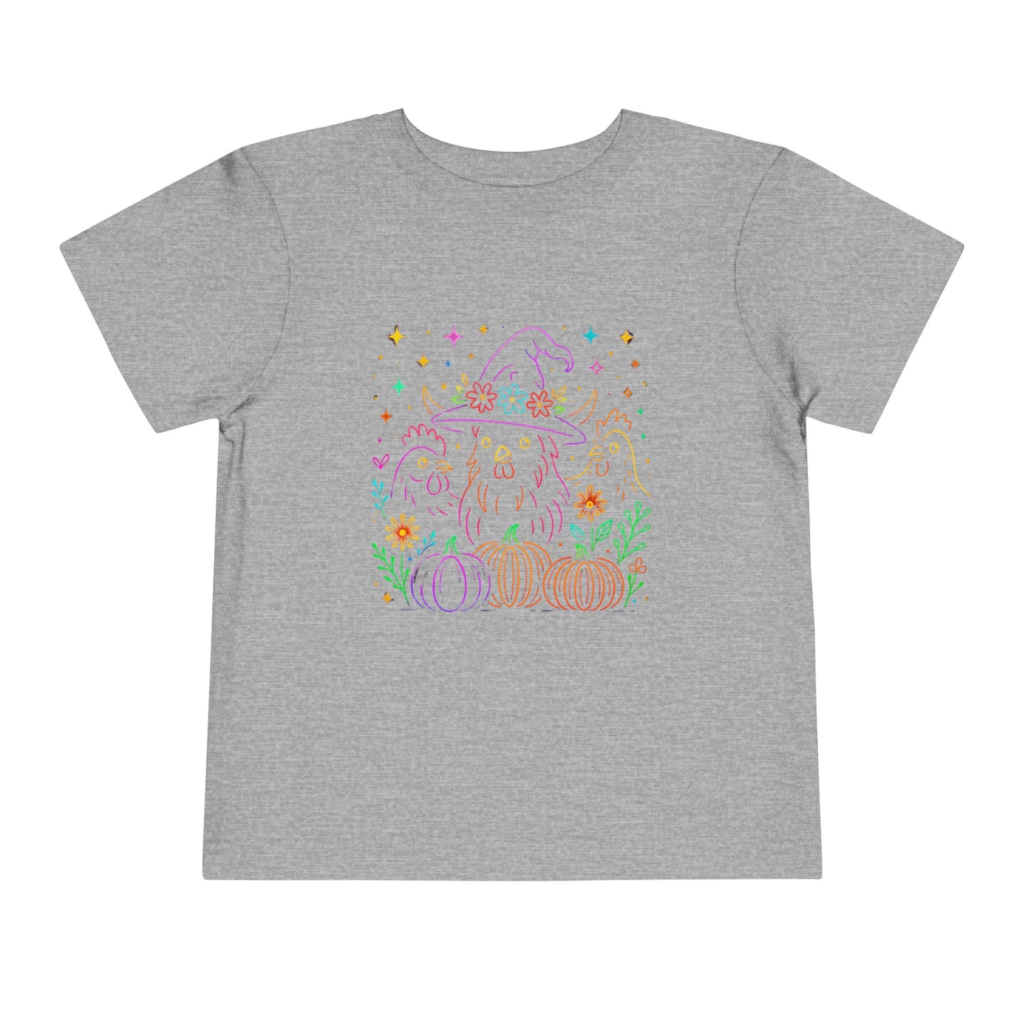 Witch Chicken Halloween Toddler Christmas Tee