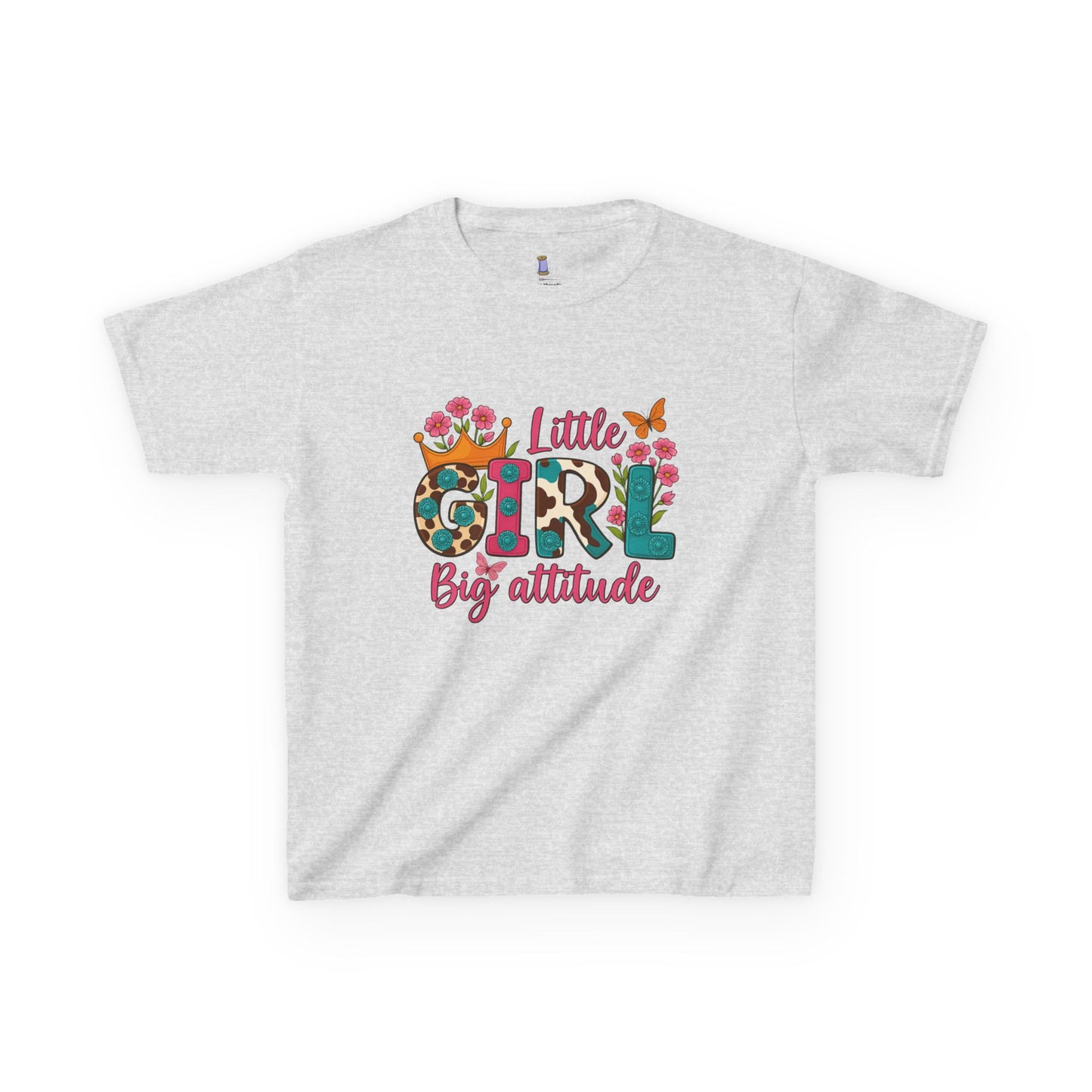 Little Girl Big Attitude Tee - Fun Kids Shirt, Birthday Gift, Casual Outfit, Girls Fashion, Playtime Wear