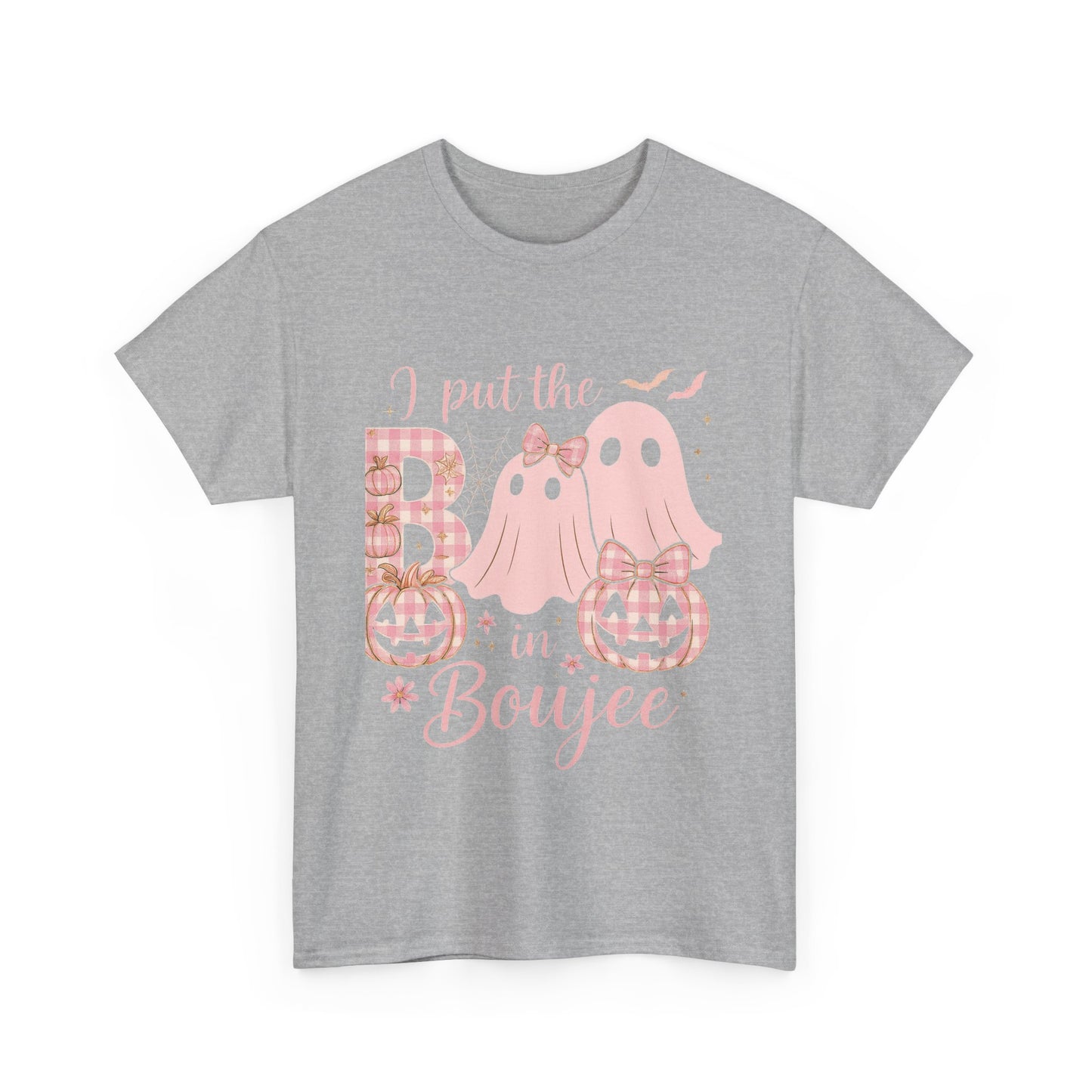 I Put The B In Boujee Pink Halloween Tee