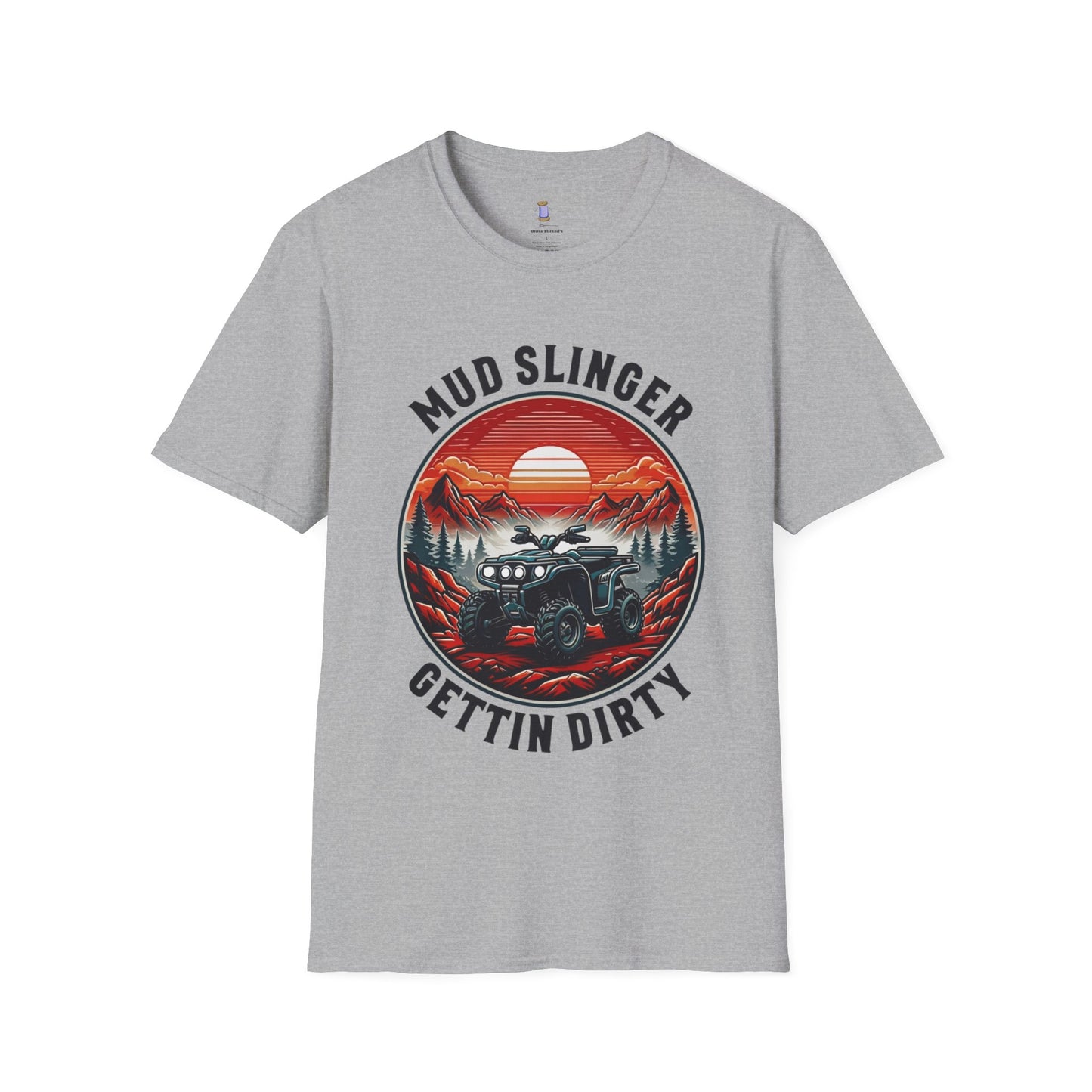 Mud Slinger Unisex Softstyle T-Shirt, Adventure Tee, Off-Road Enthusiast Shirt, Gift for Mud Lovers, Outdoor Sportswear, Gettin Dirty Tee