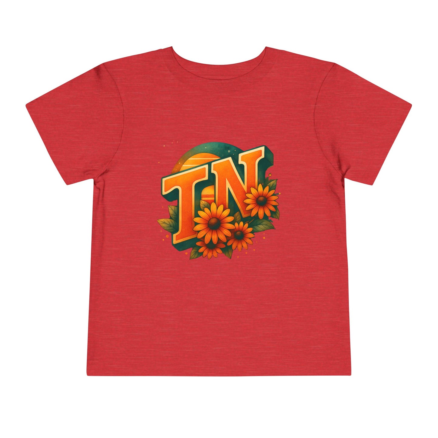 Toddler Tee Sunflower Sunset Design