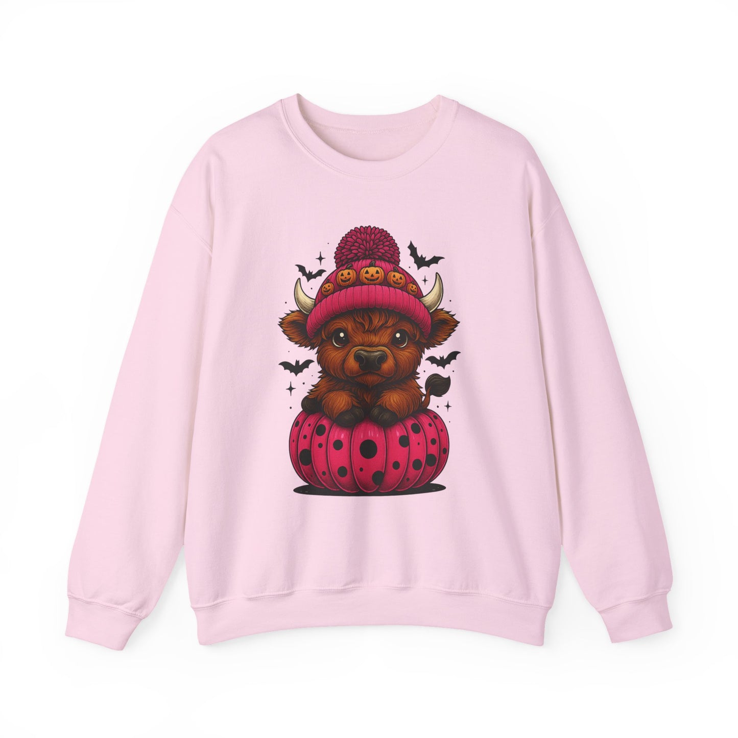 Highland Cow Halloween Sweatshirt - Cute Fall Vibes