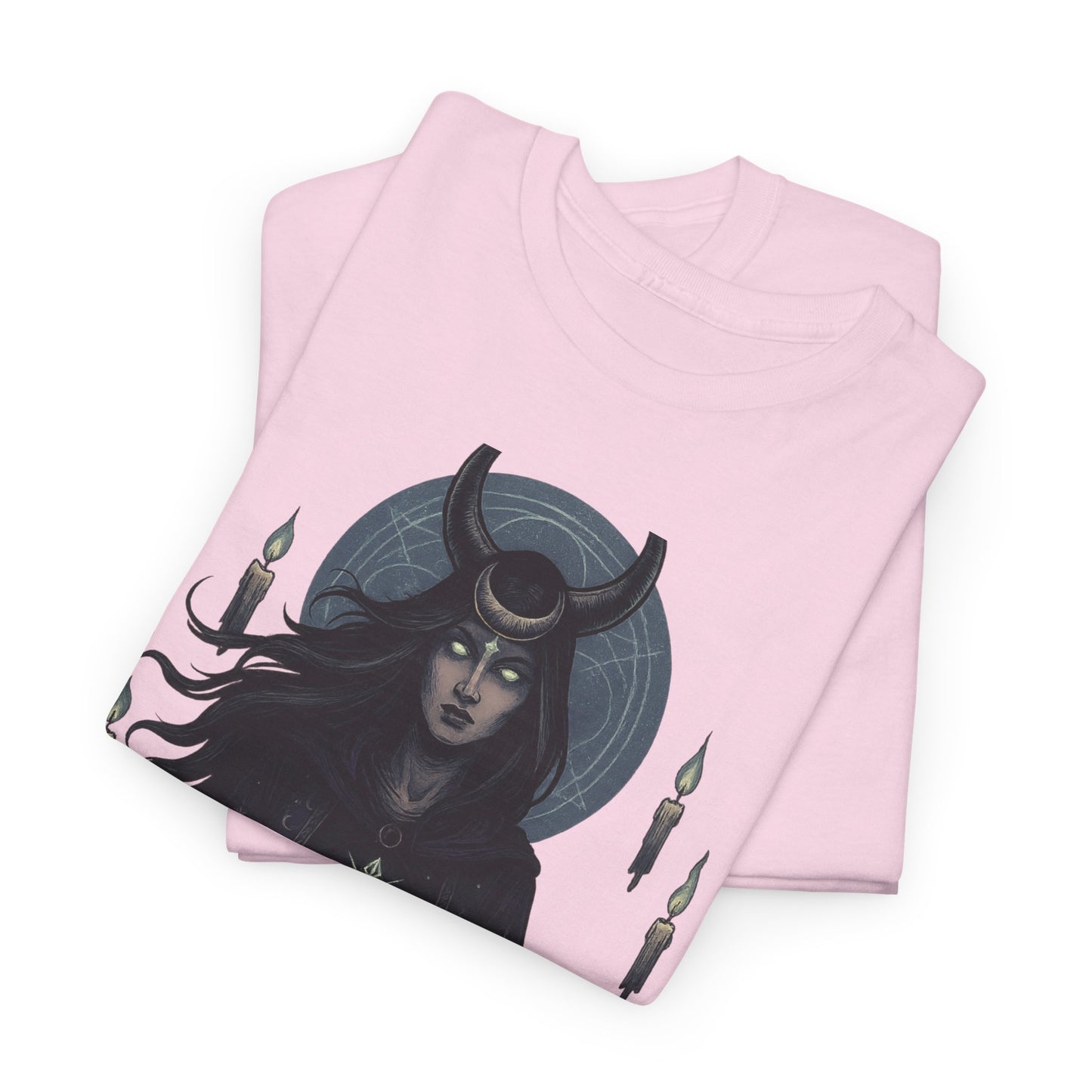 Moonlit Sorceress – Enchanted Candlelight Tee
