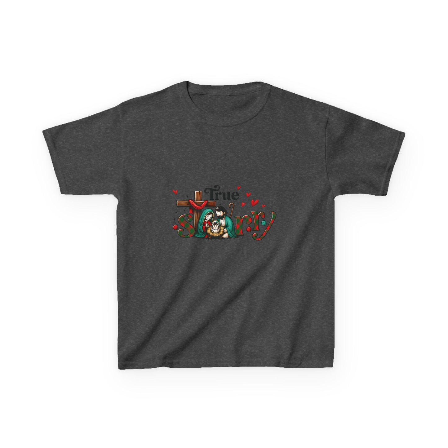 True Story Nativity Christmas Tee - Dinosaur Fun!