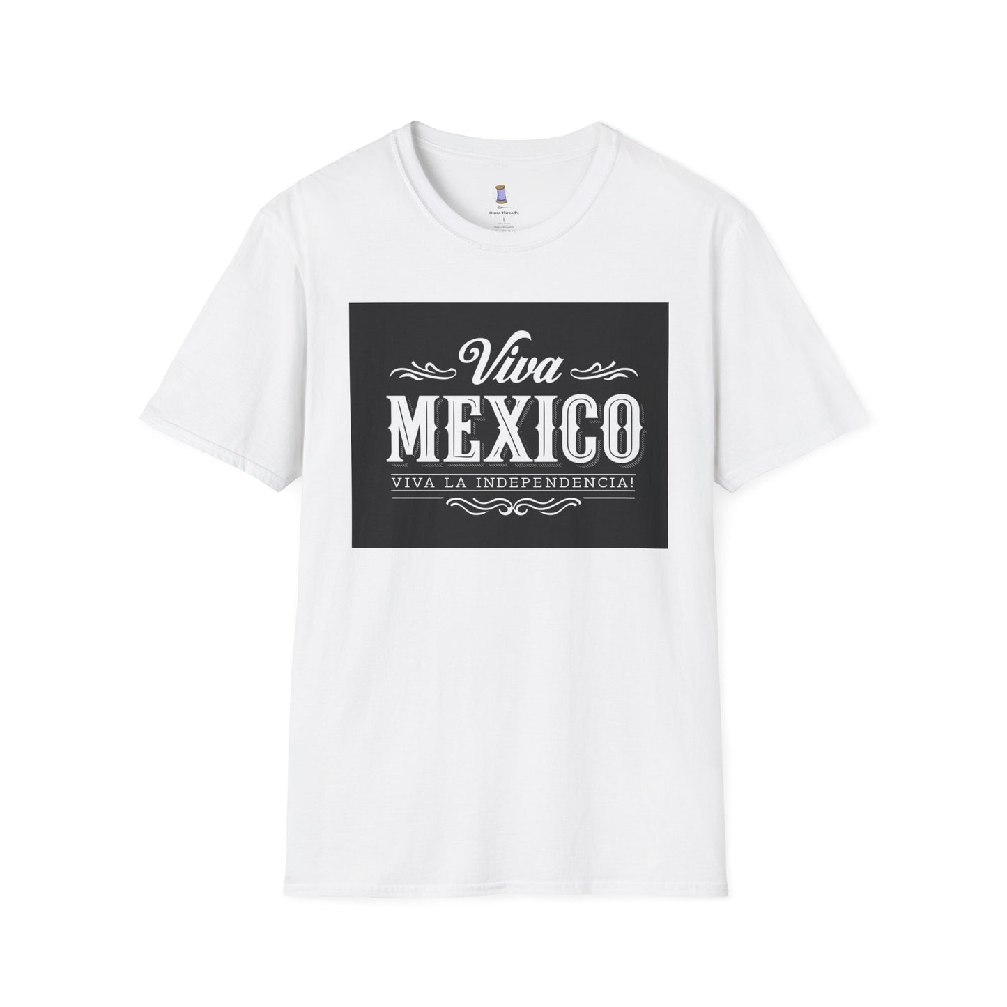 Viva Mexico Tees | Unisex Softstyle T-Shirt for Celebrations, Gifts, Independence Day, Weekend Outings, Casual Wear