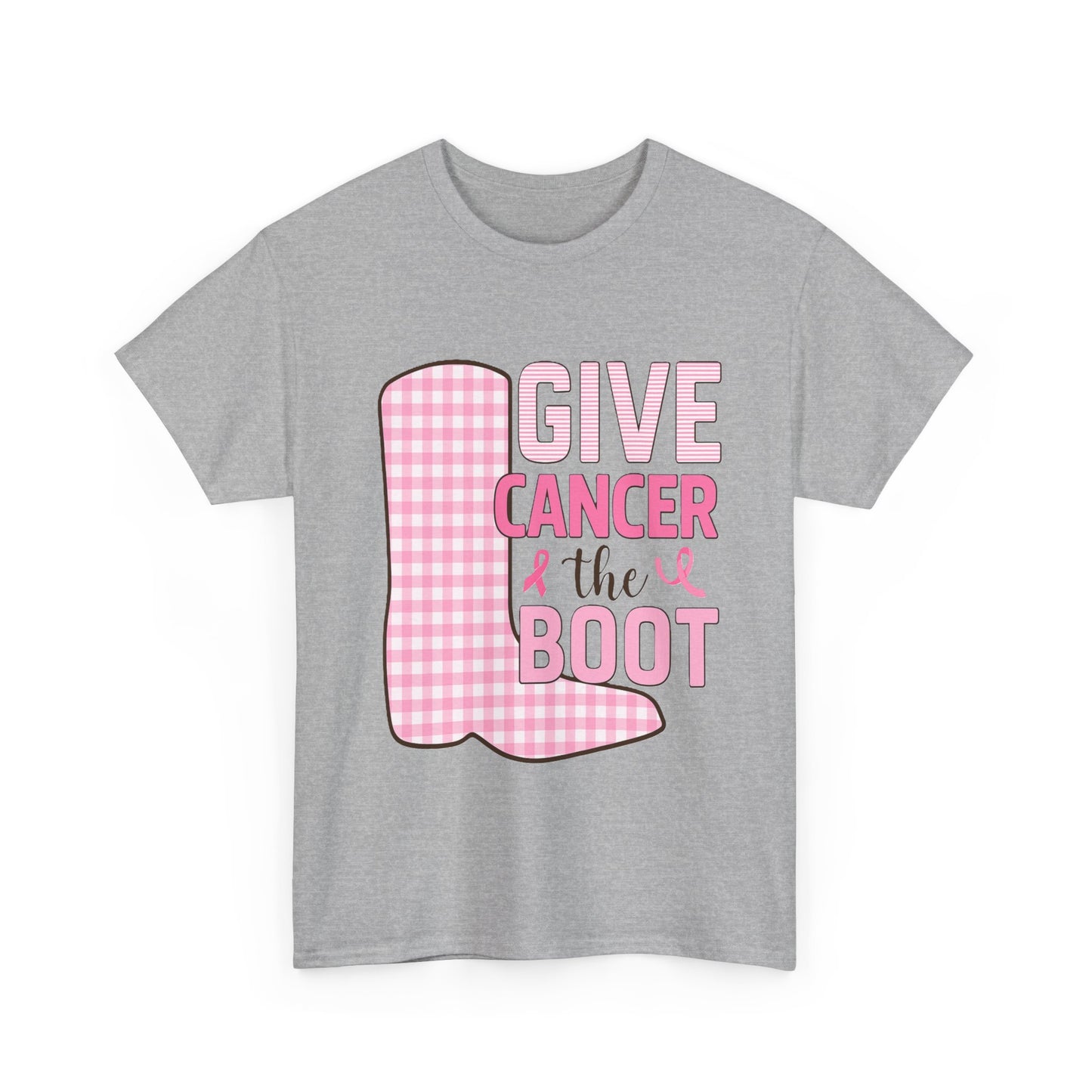 Give Cancer the Boot - Breast Cancer Awareness Tee