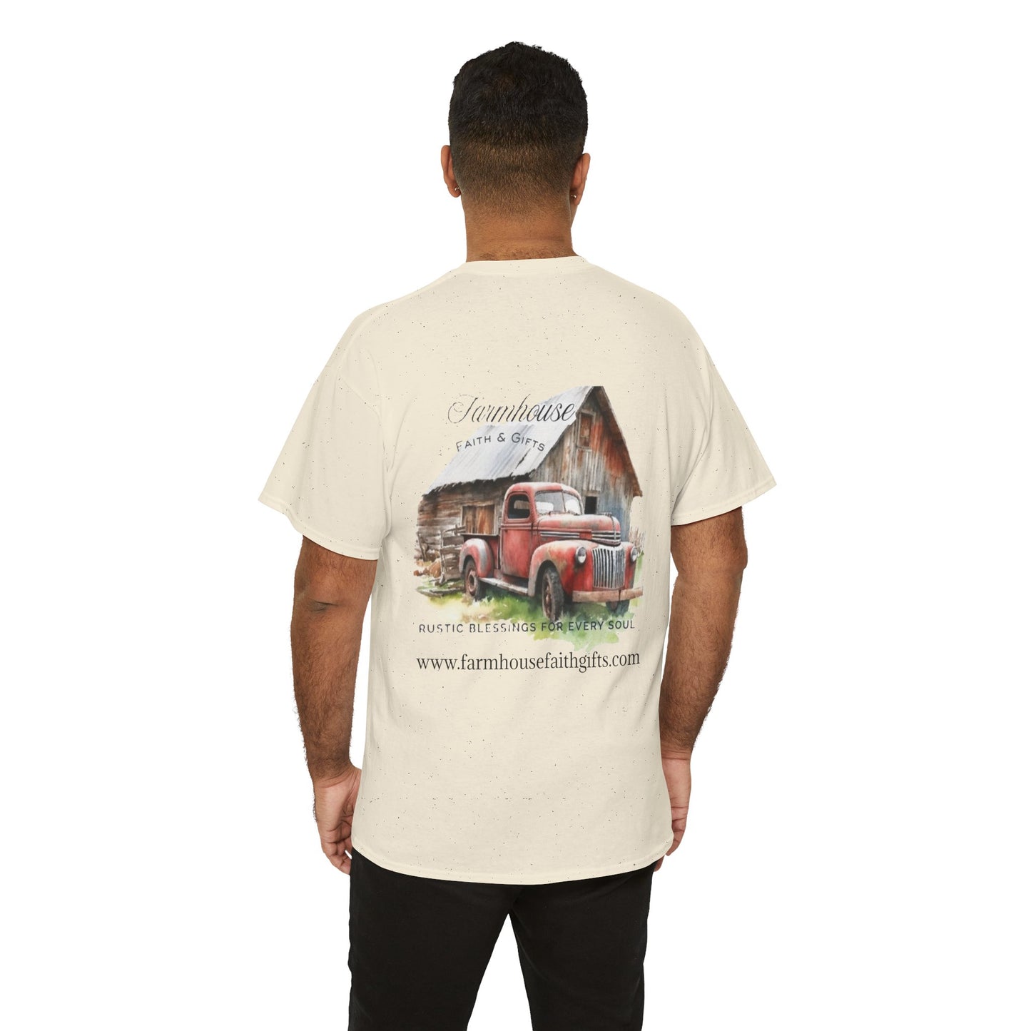 Rustic Farmhouse Unisex Tee, Country Style Shirt, Vintage Truck Tee, Back to Nature Apparel, Ideal Gift for Farm Lovers