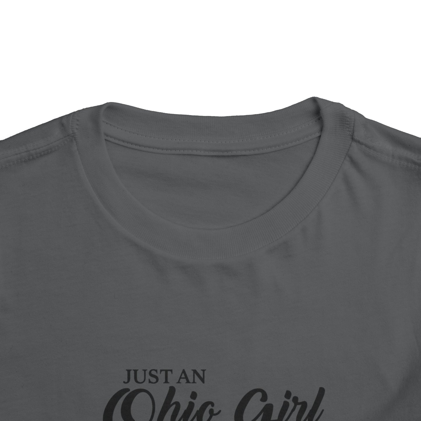 Toddler Tee Ohio Girl in North Carolina World Design Shirt