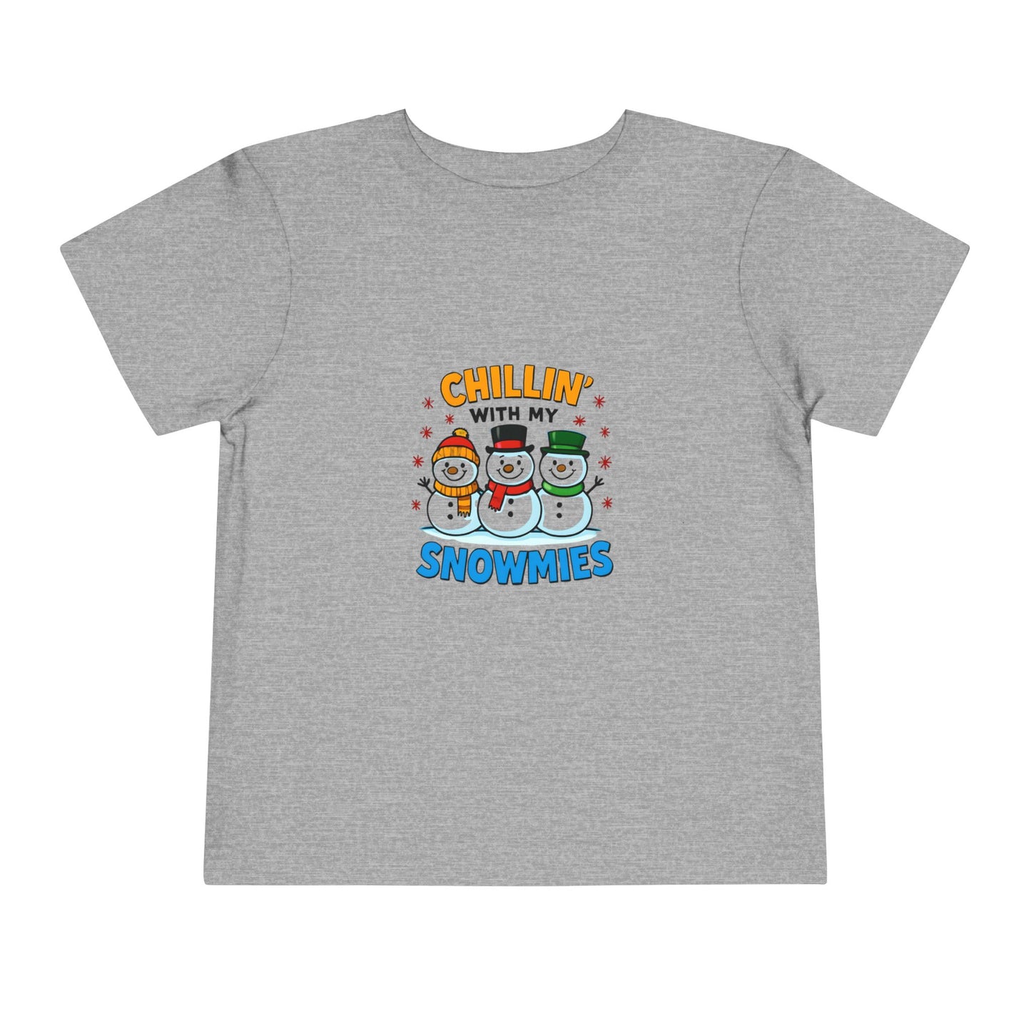 Chillin' with My Snowmies Toddler Christmas Tee