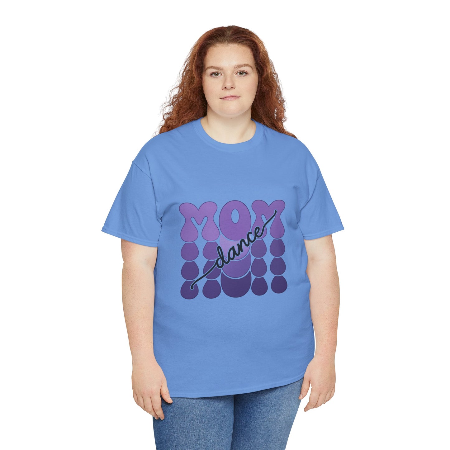 MOM Dance – Purple Letter Stage Spirit Tee