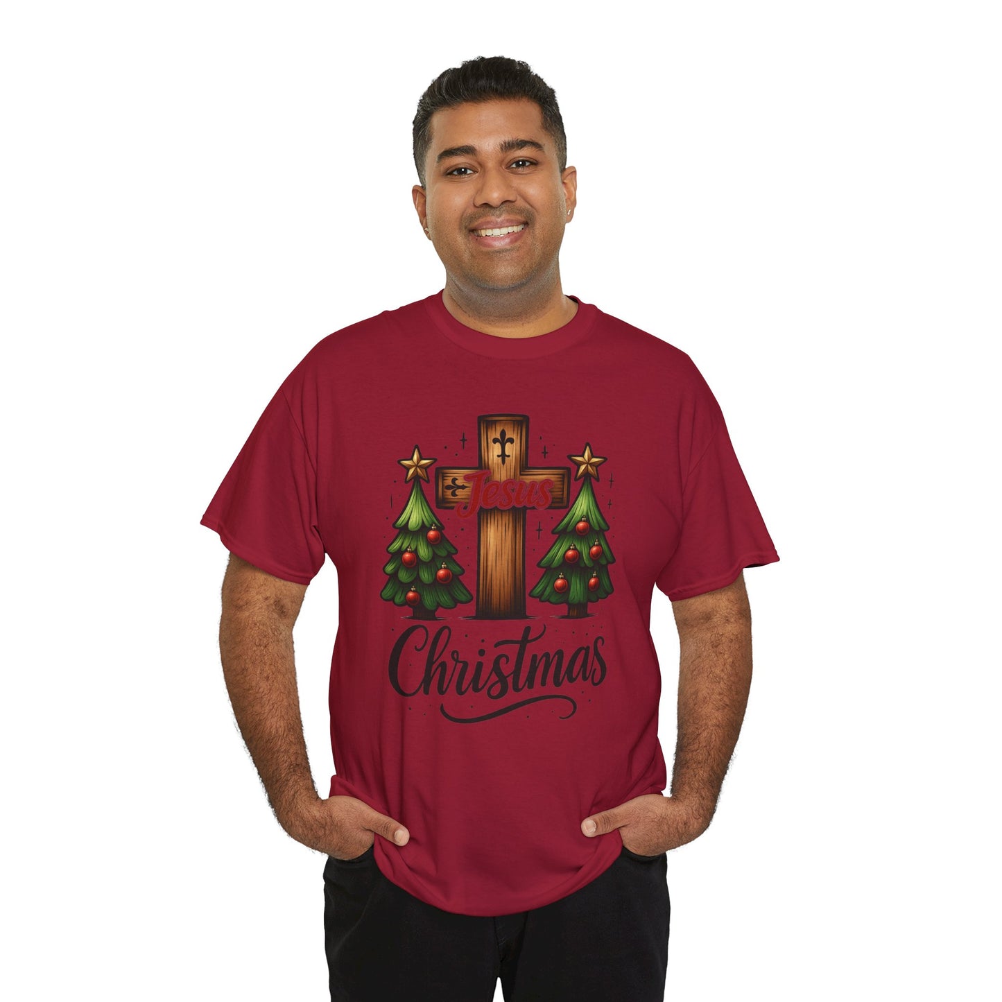 Christmas Cross Unisex Tee