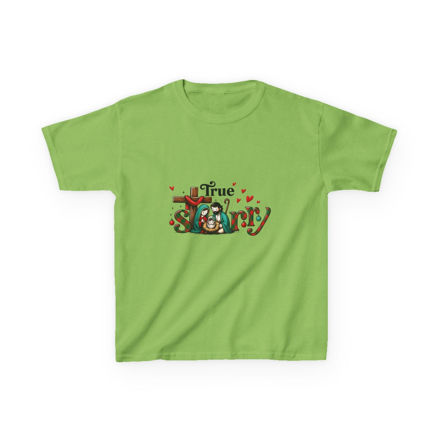 True Story Nativity Christmas Tee - Dinosaur Fun!