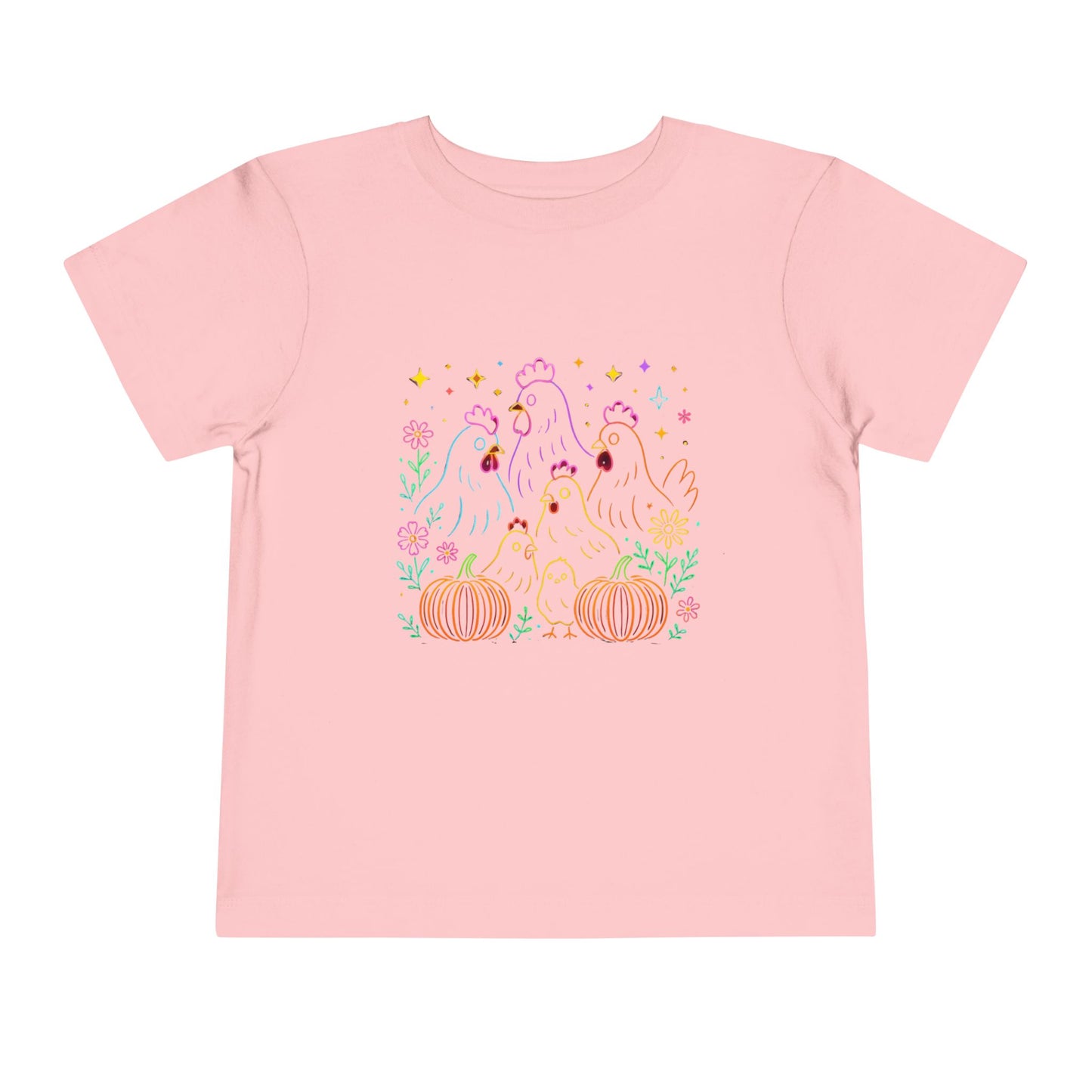 Chicken & Pumpkins Toddler Christmas Tee