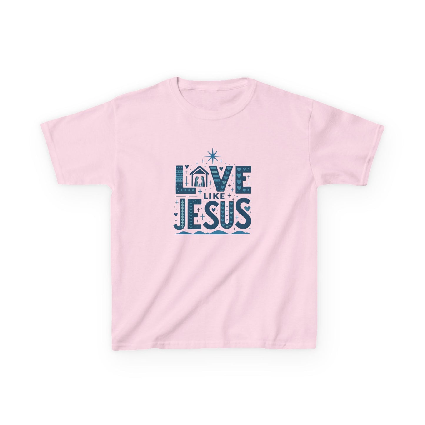 Love Like Jesus Christmas Dinosaur Tee