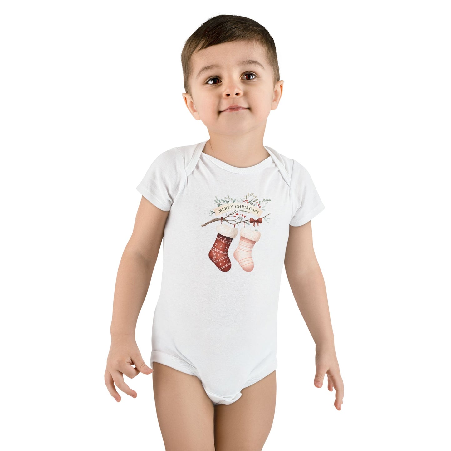 Christmas Baby Onesie, Infant Holiday Outfit, Cute Christmas Gift, Baby Shower Gift, Newborn Christmas Bodysuit