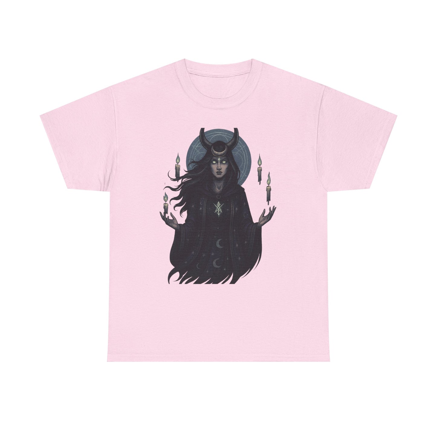 Moonlit Sorceress – Enchanted Candlelight Tee