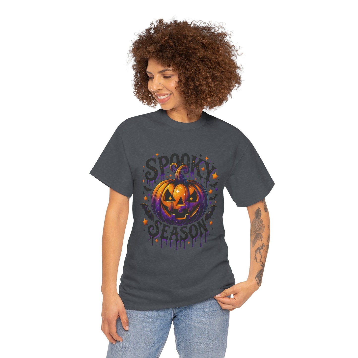 Spooky Season Jack O Lantern Halloween Tee