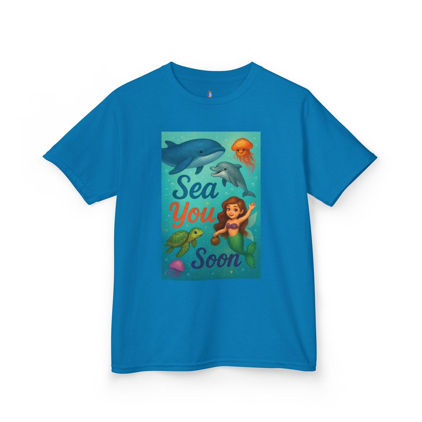 Kids Sea-Themed Tee, Ocean Adventure Shirt, Summer Casual Wear, Beach Birthday Gift, Fun Underwater T-Shirt, Nautical Kids Apparel