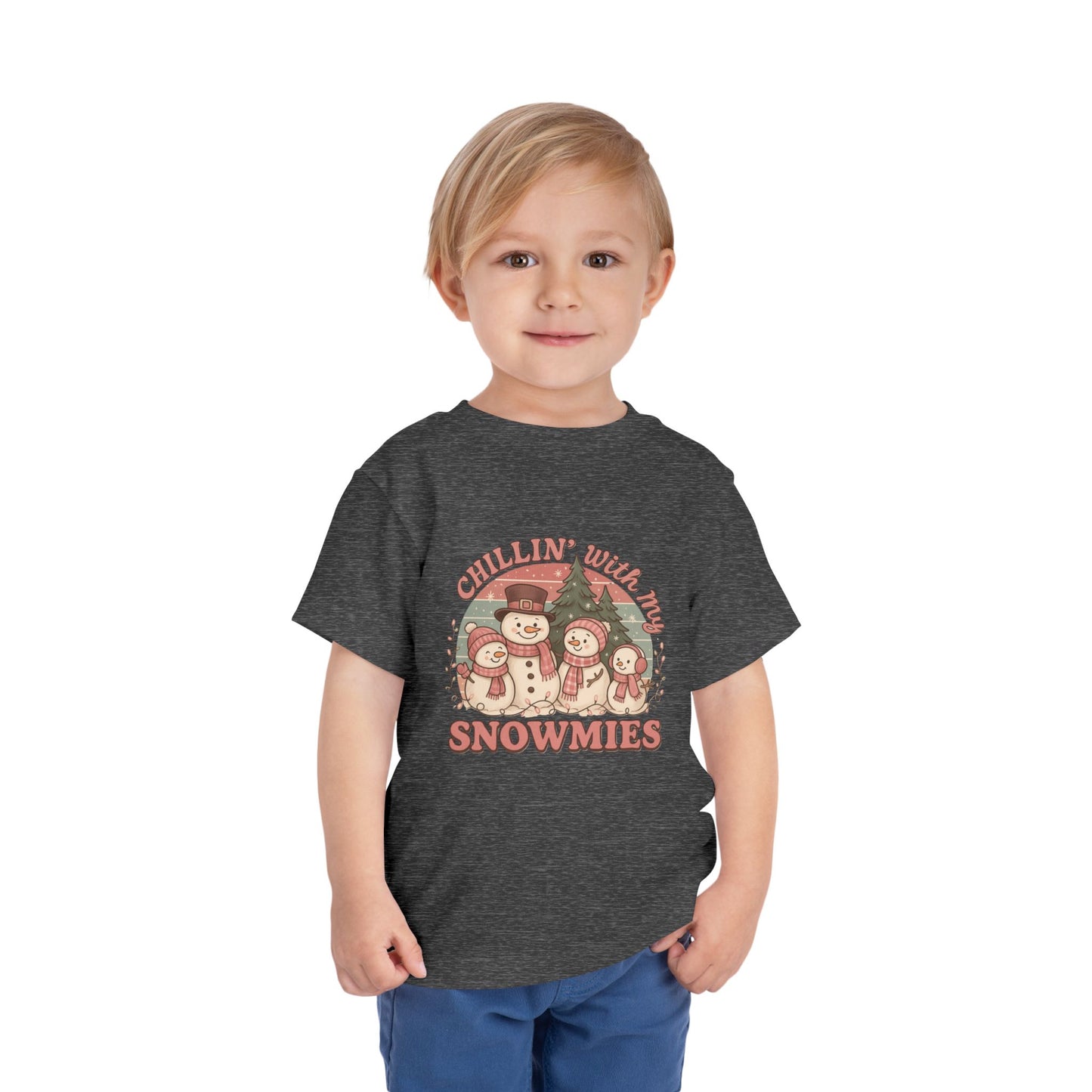 Chillin' Snowmies Toddler Christmas Tee