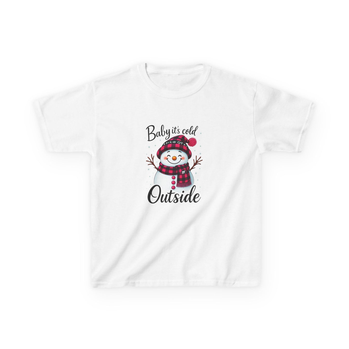 Snowman & Baby It's Cold Outside Kids Tee