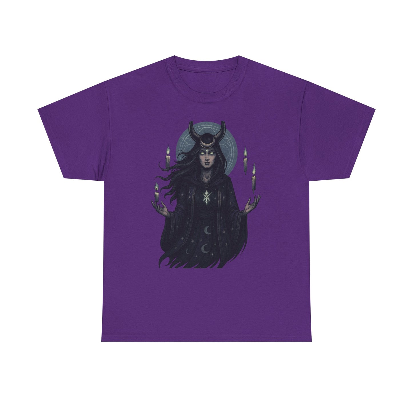 Moonlit Sorceress – Enchanted Candlelight Tee