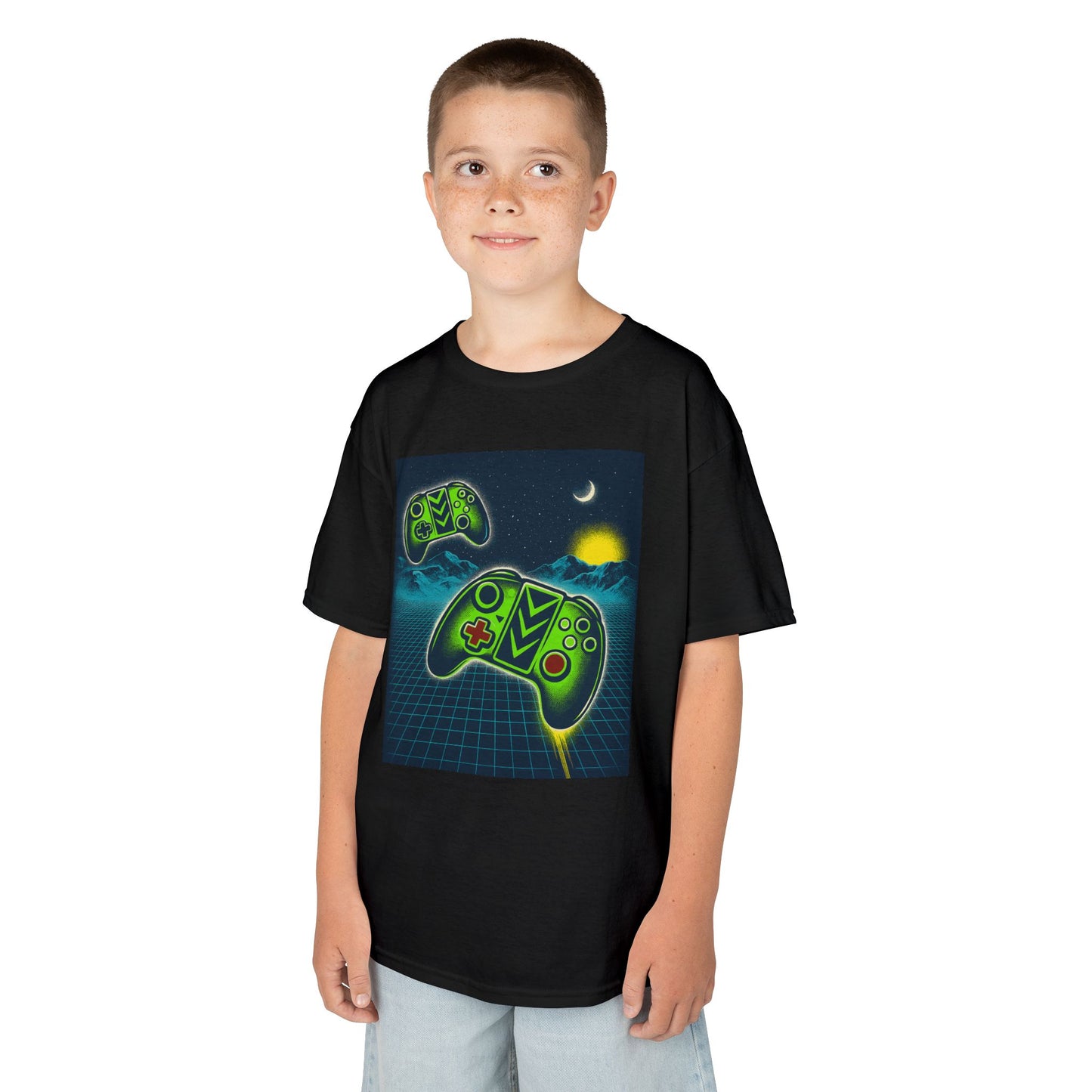 Retro Gamer Kids Tee, Stylish Children's T-Shirt, Video Game Shirt, Fun Birthday Gift, Cool Summer Outfit