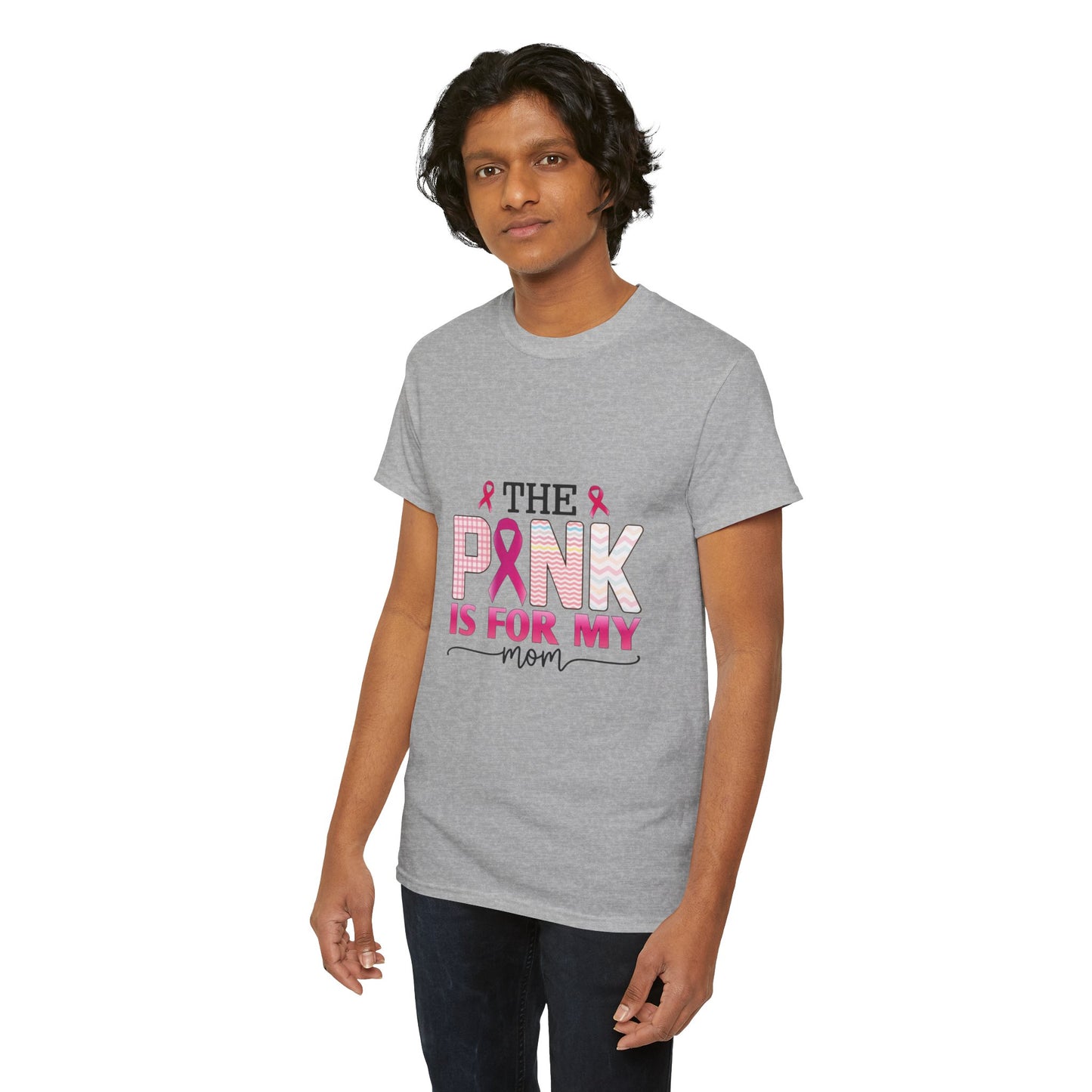 Pink Is For My Mom Breast Cancer Awareness Tee