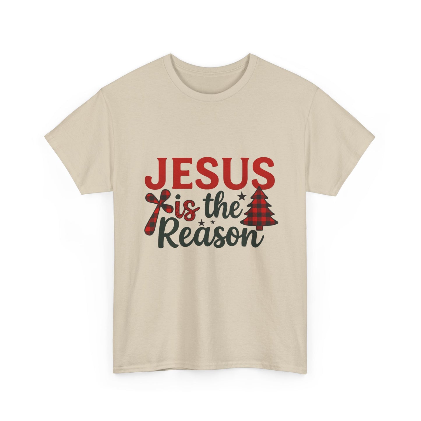 Jesus is the Reason Christmas Tee - Faith-Based Holiday Gift